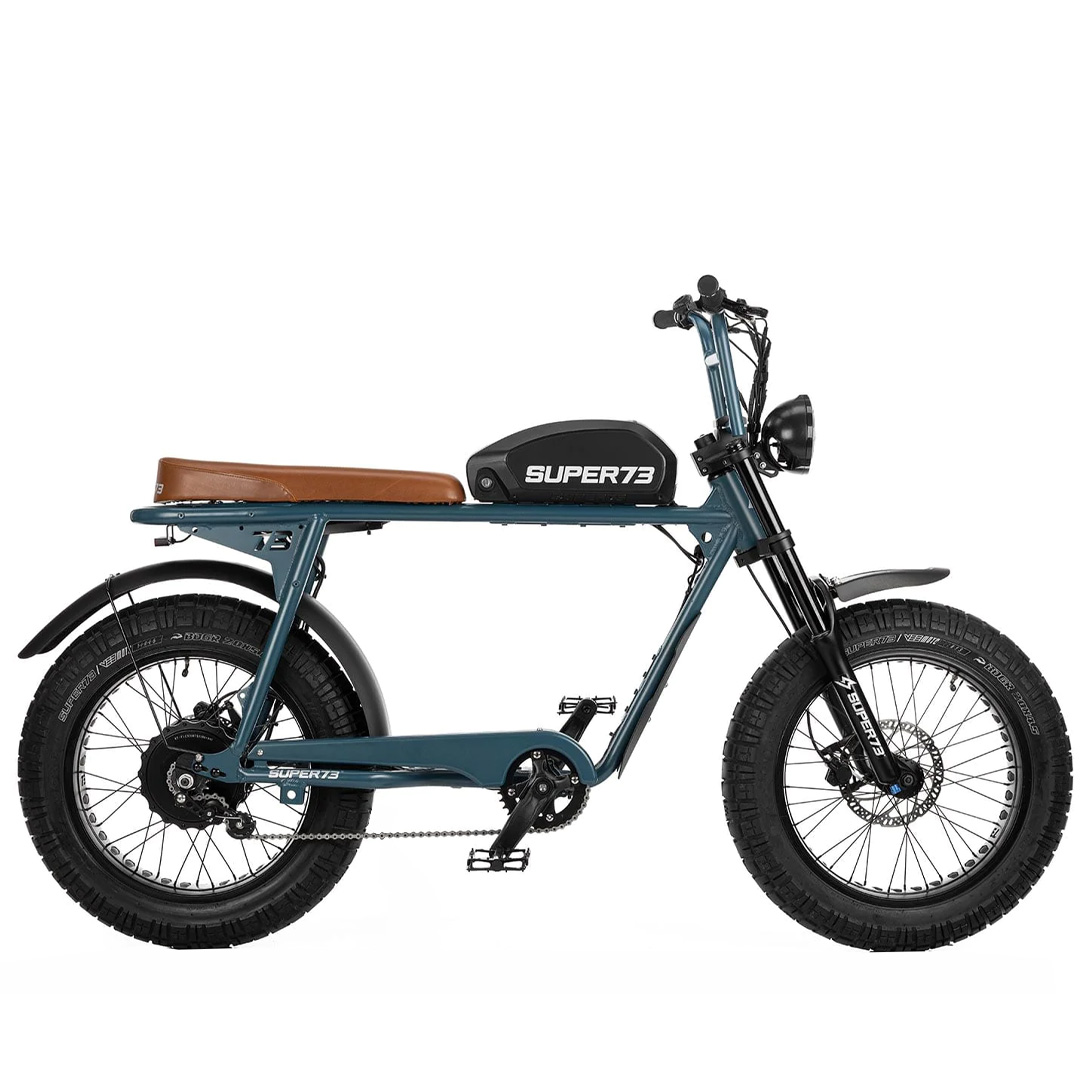 SUPER73-S2 Hudson Blue SUPER73-S2 Hudson Blue Die Super73-S2 ist ein leistungsstarkes, straßenzugelassenes E Bike, das weder einen Führerschein noch eine Zulassung benötigt. Entwickelt für den urbanen Abenteurer, ist das wendige S2 ein Sport-Cruiser-Stil E Bike mit einem Flugzeug-Aluminium-Legierung Rahmen und mit einer voll einstellbaren Luftfederung Gabel. Das S2 verfügt außerdem über Super73s brandneue App, die mit iOS- und Android-Mobilgeräten kompatibel ist.