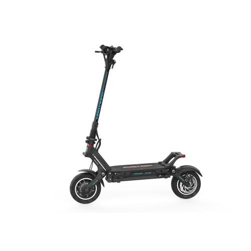 Dualtron Victor Luxury NEW EY3 + App Der Victor L. ist mit zwei Motoren an der Vorder- und Hinterachse ausgestattet, die jeweils eine maximale Ausgangsleistung von 2000 W liefern, also insgesamt 4000 W. Genug, um jeden noch so steilen Hügel zu erklimmen. Die beiden hochleistungsfähigen Motoren des Victor Luxury werden entweder von einem CN 60V24Ah (LITE) oder einem LG21700 60V30Ah (PRO) Akku angetrieben. Der PRO-Akku besteht aus LG 21700 Zellen, die zu den besten und hochwertigsten Zellen auf dem Markt gehören. Geschwindigkeit: bis zu 80 kmh Reichweite: 70 km