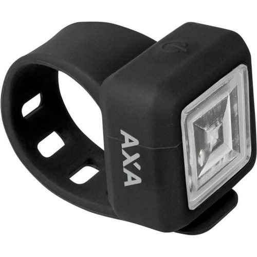 Axa Beleuchtungsset Niteline 11 Ein Satz abnehmbarer Vorder- und Rücklichter, die beide mit CR2032-Batterien betrieben werden. Die Lichter sind einfach auf dem Fahrrad durch die Gummiriemen zu montieren.