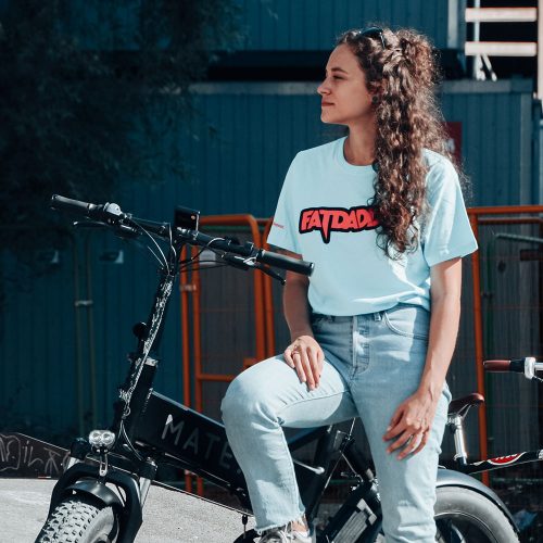 Fatdaddy T-Shirt Blau/Rosa