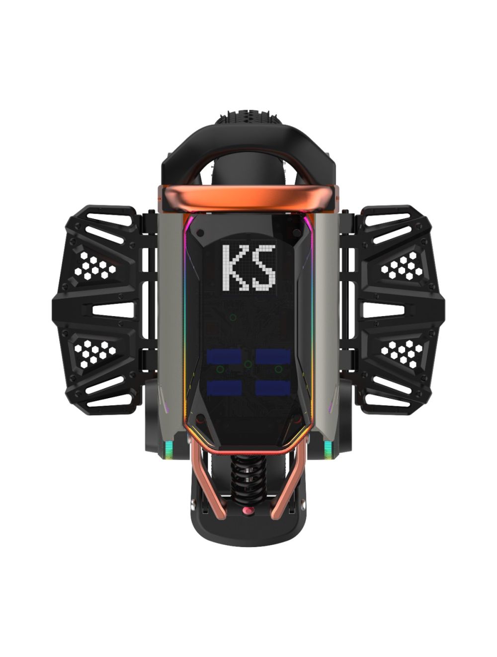 KingSong KS S16 Pro KingSong KS S16 Pro Das neue gefederte elektrische Einrad King Song S16 ist vollgepackt mit Funktionen und wurde als unterhaltsames Allrounder-Rad konzipiert. Dieses elektrische Einrad wird voraussichtlich im Oktober 2023 auf den Markt kommen und eine großartige Option für Fahrer sein, die eine flinke, komfortable und bequeme Fahrt zur Arbeit oder in der Freizeit wünschen.