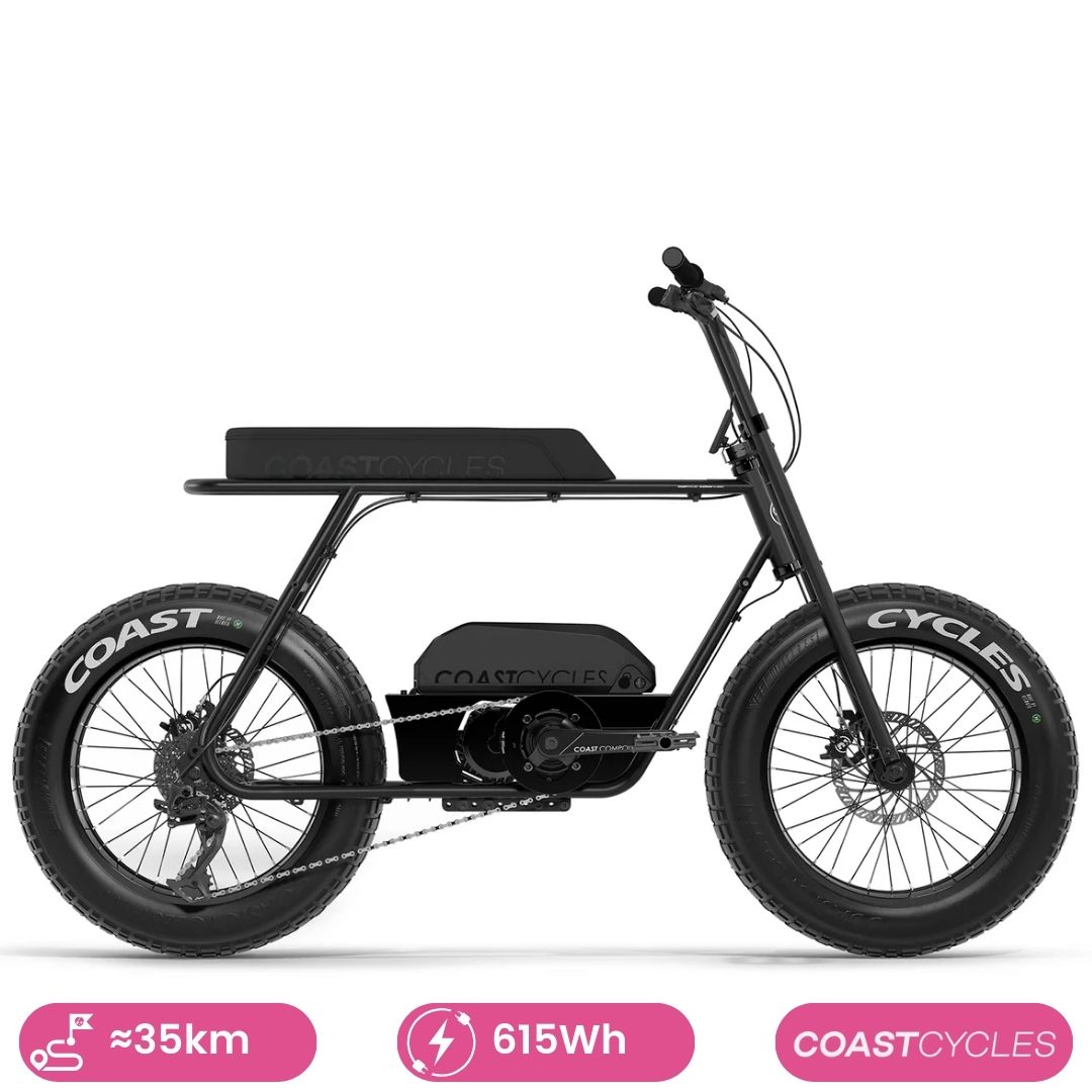 Buzzraw Classic Buzzraw Classic Jeder braucht von Zeit zu Zeit einen kleinen "Schubs". Mit einem Nabenmotor, der 250 Watt pro Pedal erzeugt, war es noch nie so einfach, von A nach B zu kommen. Sie kommen bei Fahrten am Strand oder in der Stadt kaum ins Schwitzen und sehen dabei immer cool aus. Das Buzzraw Classic ist das perfekte E-Bike für die Stadt und das Gelände. Robust, leistungsstark und sexy. Handgefertigt von Coastcycles, was man deutlich an der Verarbeitung und Qualität erkennen kann.