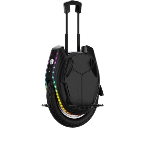 KingSong 16X KingSong 16X Der KingSong 16X ist ein leistungsstarkes elektrisches Einrad, ideal sowohl für den Stadtverkehr als auch für längere Fahrten. Mit einem 2200W-Motor und einer 1554Wh-Batterie erreicht er eine Höchstgeschwindigkeit von 50 km/h und eine beeindruckende Reichweite von bis zu 160 km mit einer einzigen Ladung. Das 16-Zoll-Rad mit einer Breite von 3 Zoll bietet eine perfekte Balance zwischen Wendigkeit und Stabilität, was für eine reibungslose und stabile Fahrerfahrung sorgt. Die verbesserten Wabenpedale erhöhen den Grip und den Komfort während der Fahrt. Zusätzlich ist der 16X mit leistungsstarken 5W 800lm-Frontlichtern ausgestattet, die für sicheres Fahren im Dunkeln sorgen, sowie mit integrierten Lautsprechern für ein immersives Klangerlebnis. Über die KingSong-App kannst du dich einfach per Bluetooth verbinden, um den Fahrzeugstatus, die Batterieinformationen und die Beleuchtung zu verwalten. Mit einem Gewicht von 24,3 kg und einer maximalen Steigungsfähigkeit von 35° ist der KingSong 16X für verschiedenste Terrains und Fahrstile bestens geeignet.