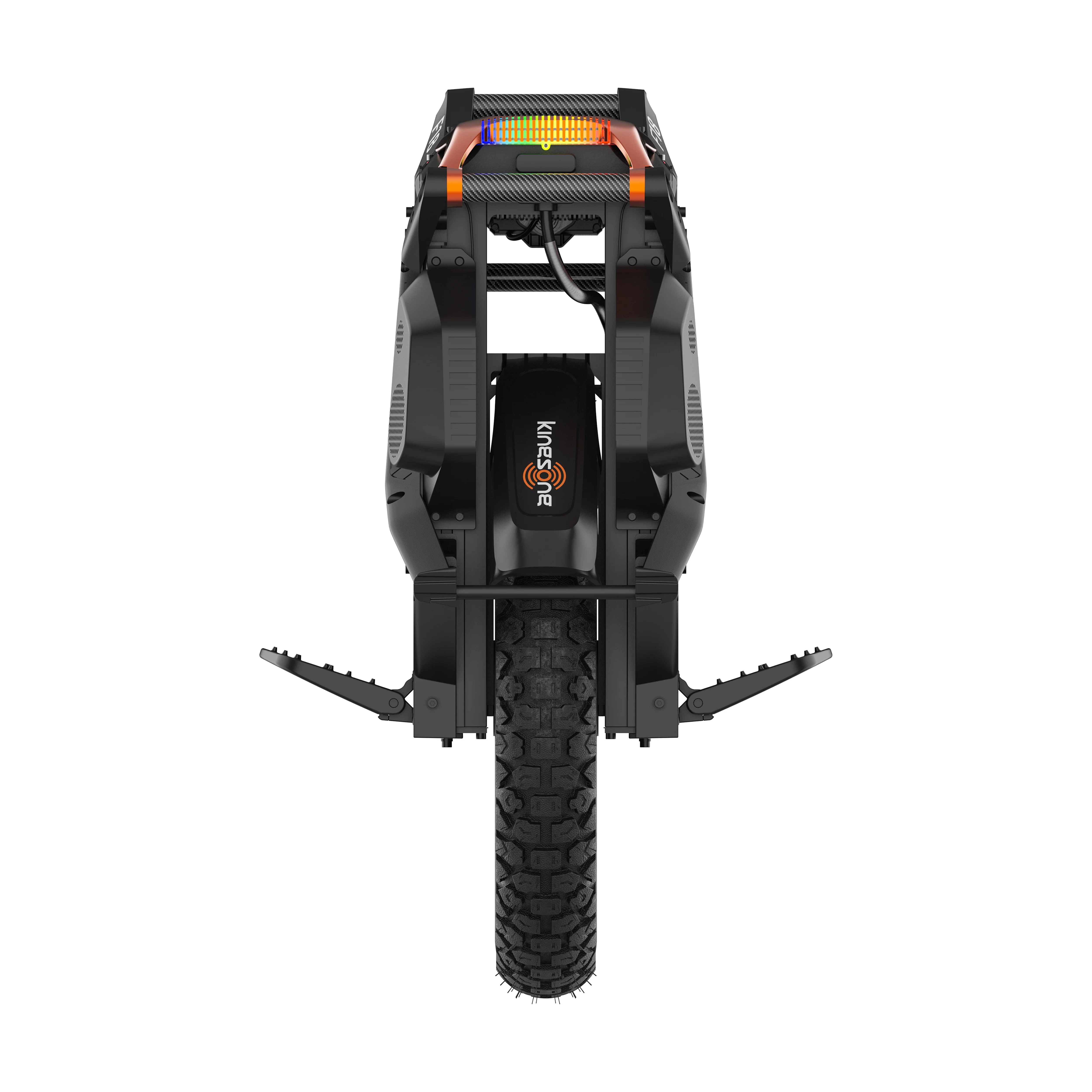 KingSong F18 - (KS-F18) KingSong F18 - (KS-F18) Der KingSong F18 ist ein leistungsstarkes All-Terrain-Elektro-Einrad, das mühelos zwischen Stadtverkehr und Offroad-Abenteuern wechselt. Mit einem Motor von 5.000 W, einer Batterie von 2.664 Wh und einer Steigfähigkeit von bis zu 45° bietet der F18 beeindruckende Leistung auf jedem Untergrund. Dank des fortschrittlichen 4-Punkt-Federungssystems mit 100 mm Federweg und verstellbaren Pedalen bietet er außergewöhnlichen Komfort und Kontrolle. Der starke Nabenmotor sorgt für sanfte Beschleunigung und Stabilität, während das robuste Gehäuse auch intensiver Nutzung standhält. Der KingSong F18 ist mit modernen Funktionen wie intelligenter Batterieverwaltung, verbesserter Kühlung und Apple Find My-Integration für zusätzlichen Diebstahlschutz ausgestattet. Mit einer Reichweite von bis zu 150 km und einer hohen Endgeschwindigkeit ist er ideal für Fahrer, die weiter und schneller fahren wollen.