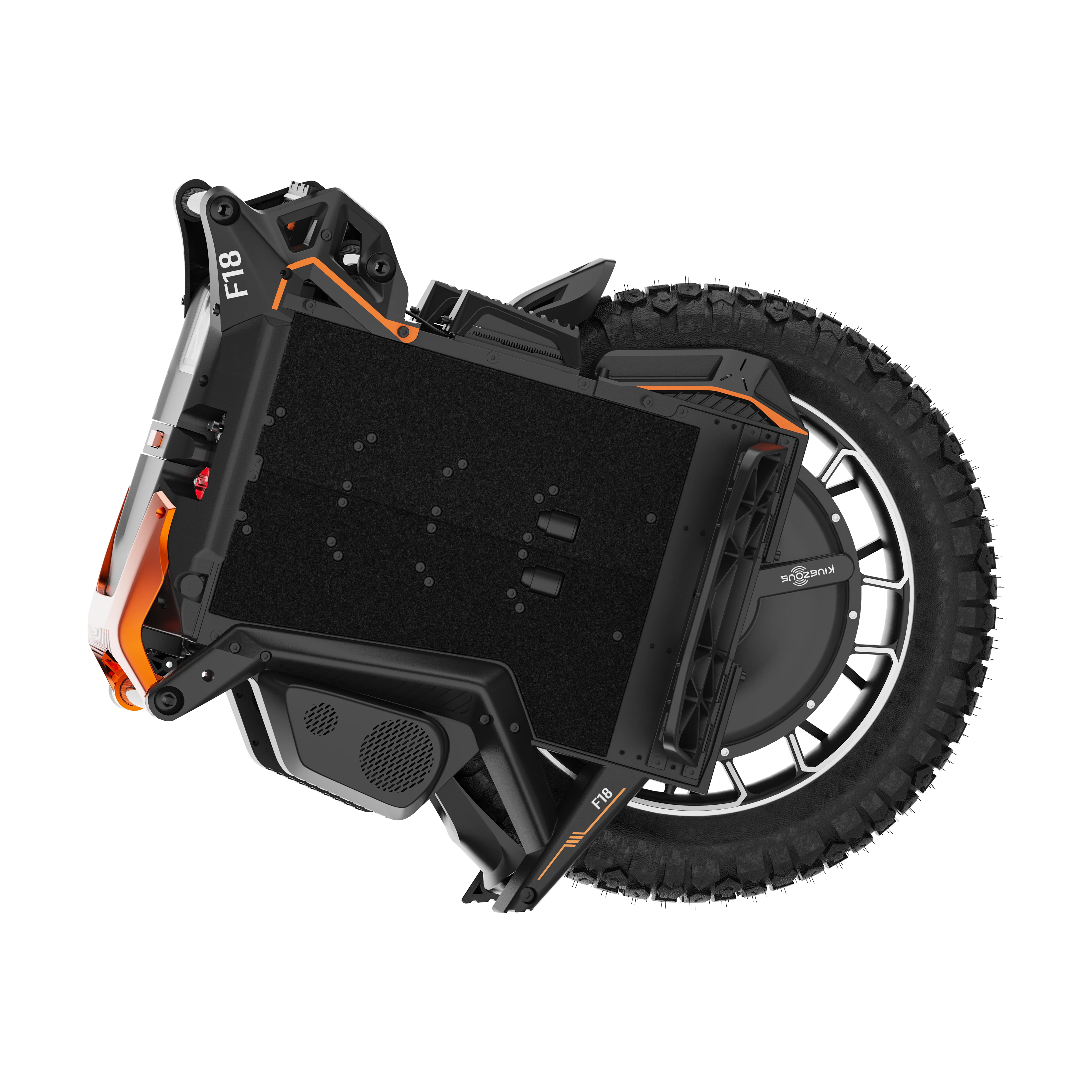 KingSong F18 - (KS-F18) KingSong F18 - (KS-F18) KingSong F18 offers up to 150 km range and 100+ km/h speed with a powerful 5,000 W motor, advanced suspension, adjustable pedals, and smart safety features for ultimate comfort and performance