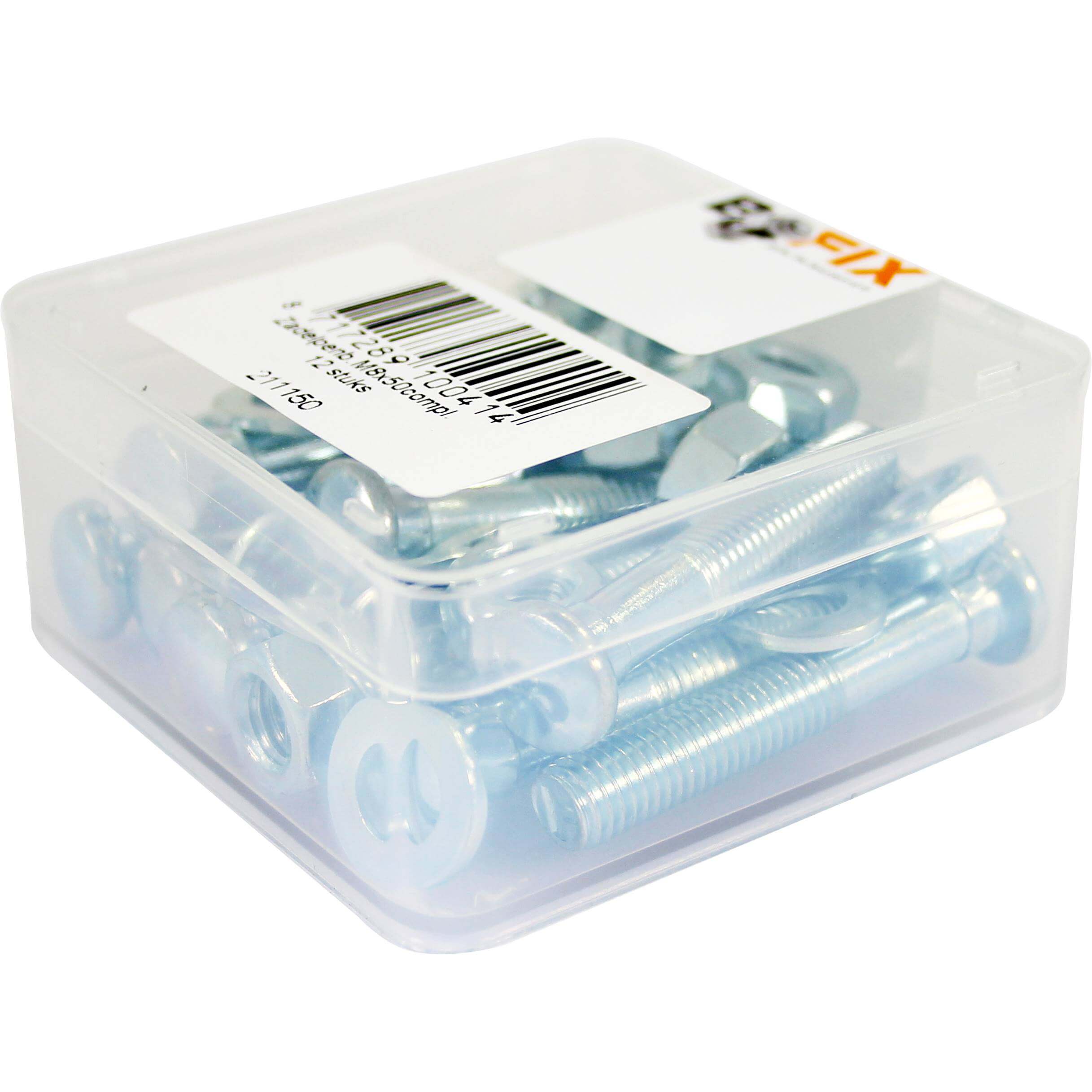 Bofix Box Seatpost Bolt M8x50 Complete (12 Pieces)