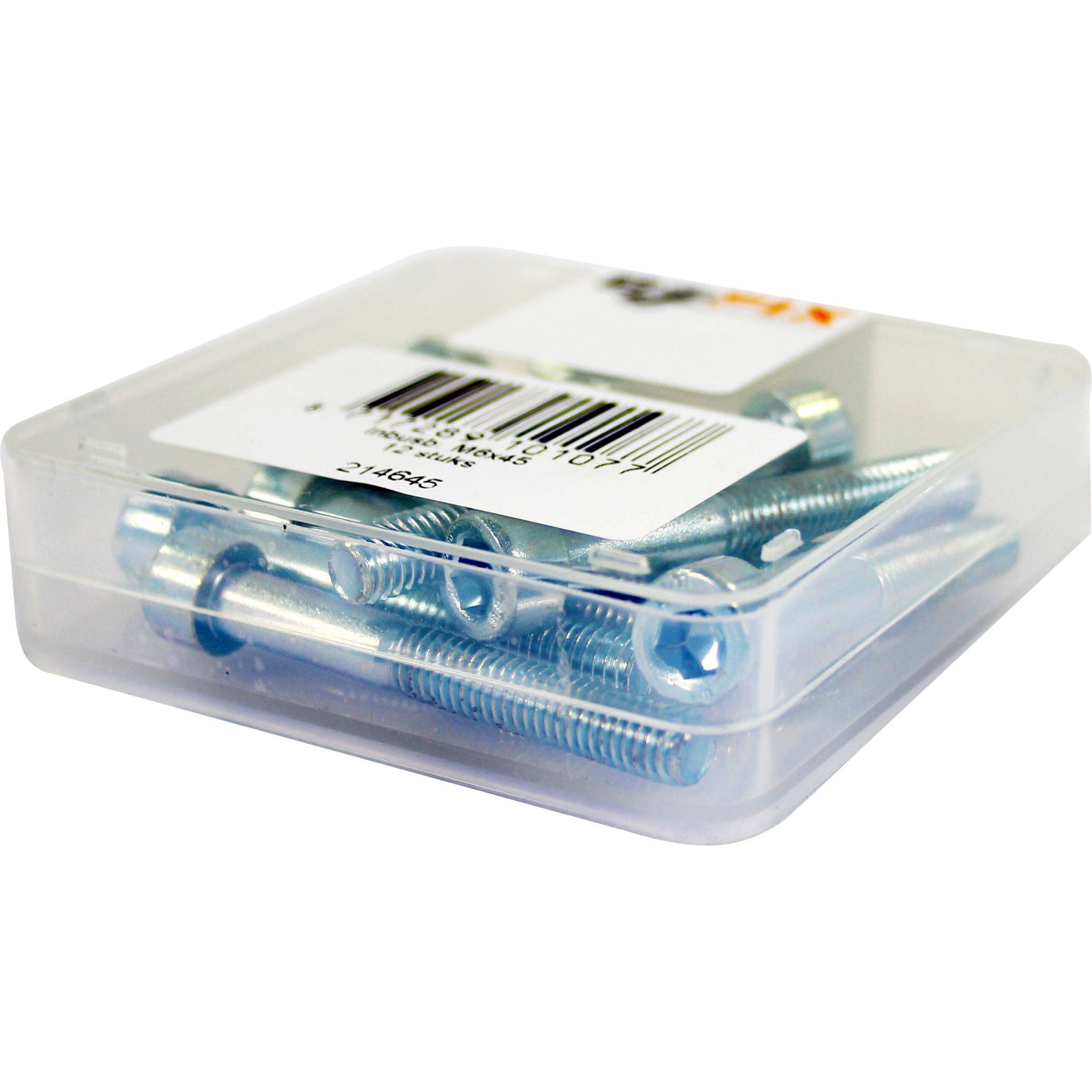 Bofix Box Hex Socket Screw M6x45 (12 Pieces)