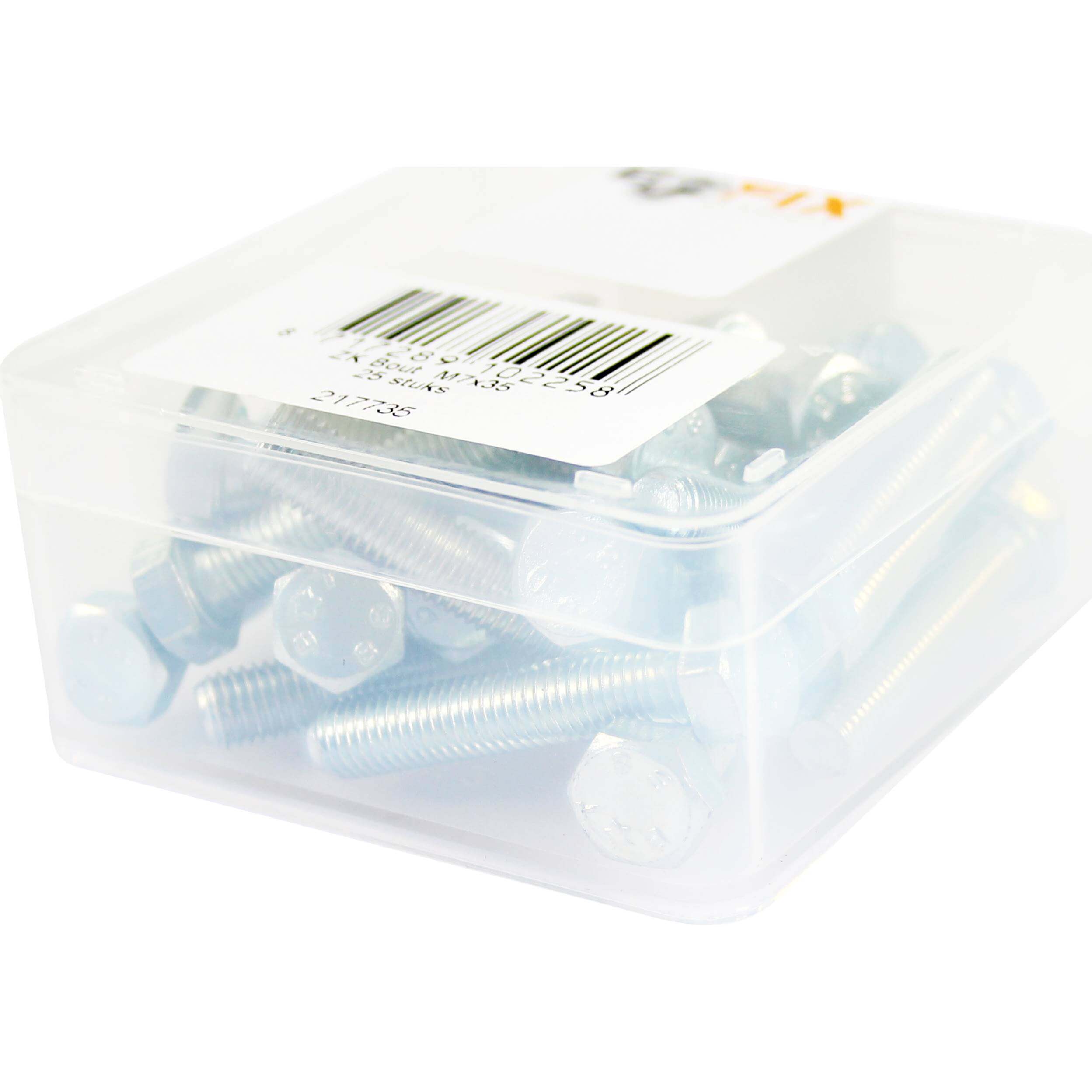 Bofix Box Hex Head Bolt M7x35 (25 Pieces)