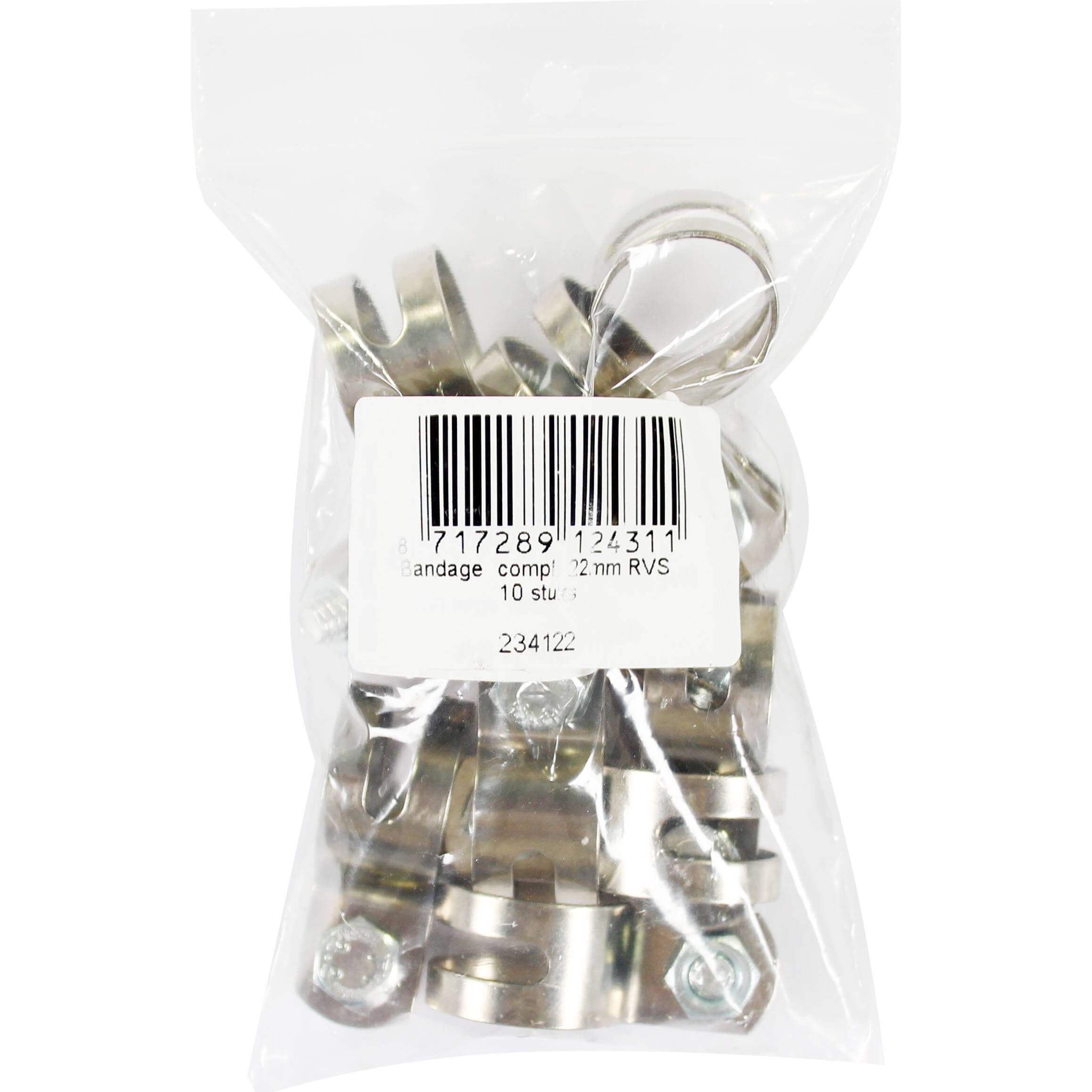 Bofix Box Brake Lining 22mm Stainless Steel (10 Pieces)