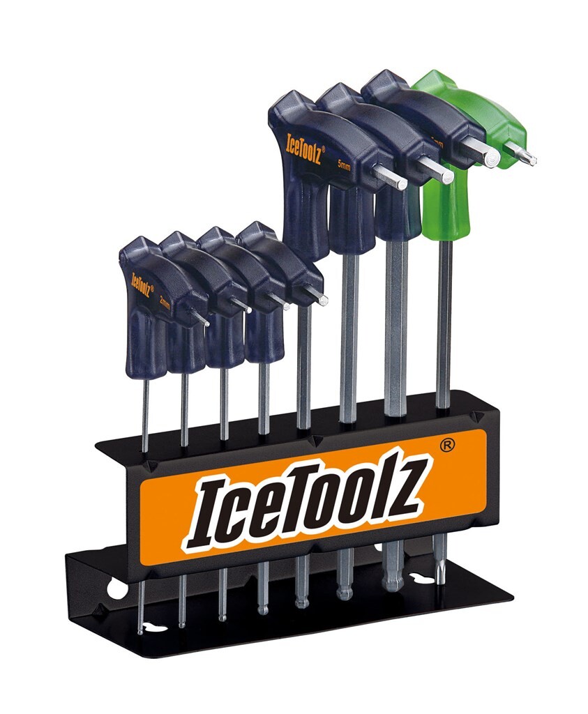 IceToolz Allen Key Set Twinhead 8 Piece