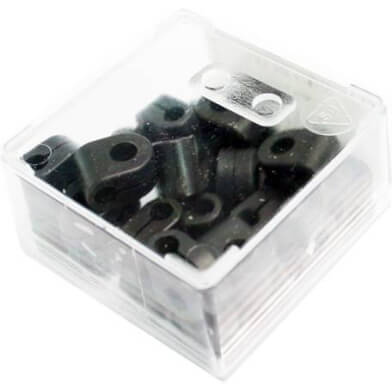 Bofix Box Fender Rod Clamp 5 Mm Plastic (12 Pieces)