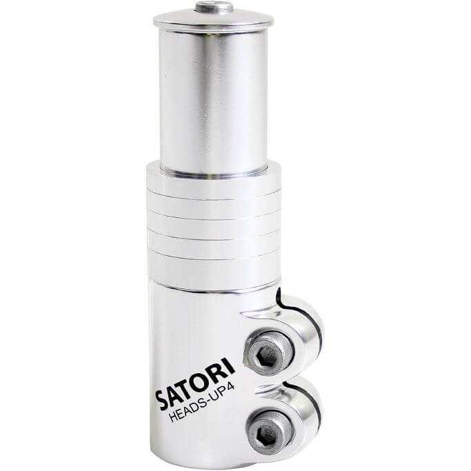 Satori Ahead Stem Extender 1 1/8 Silver