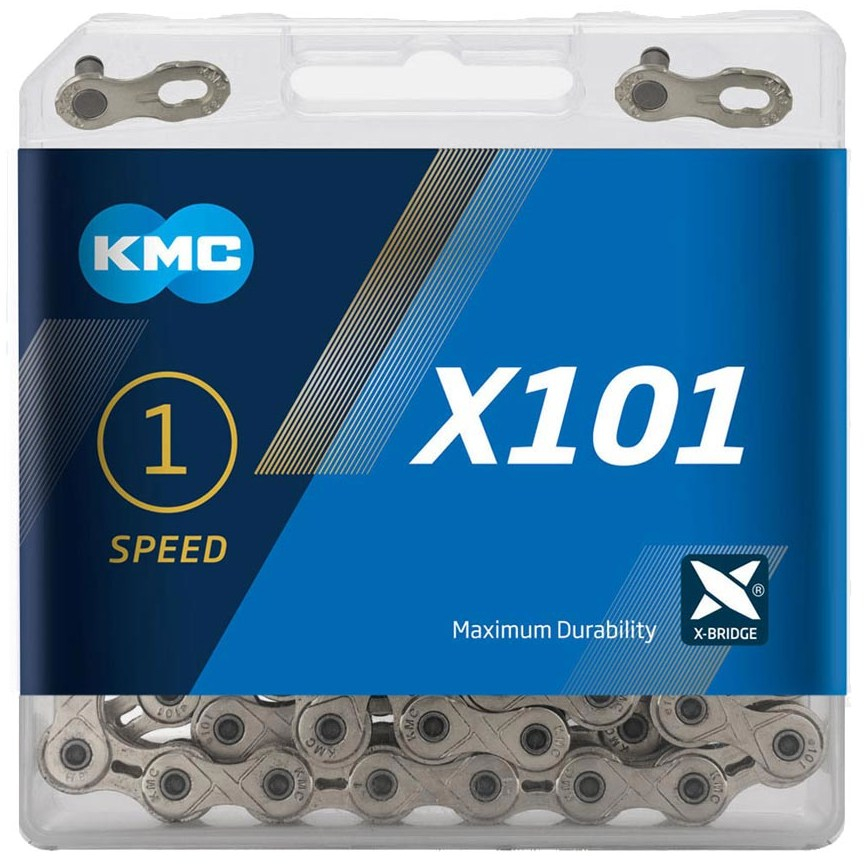 KMC Chain X101 1/8 Silver 112s