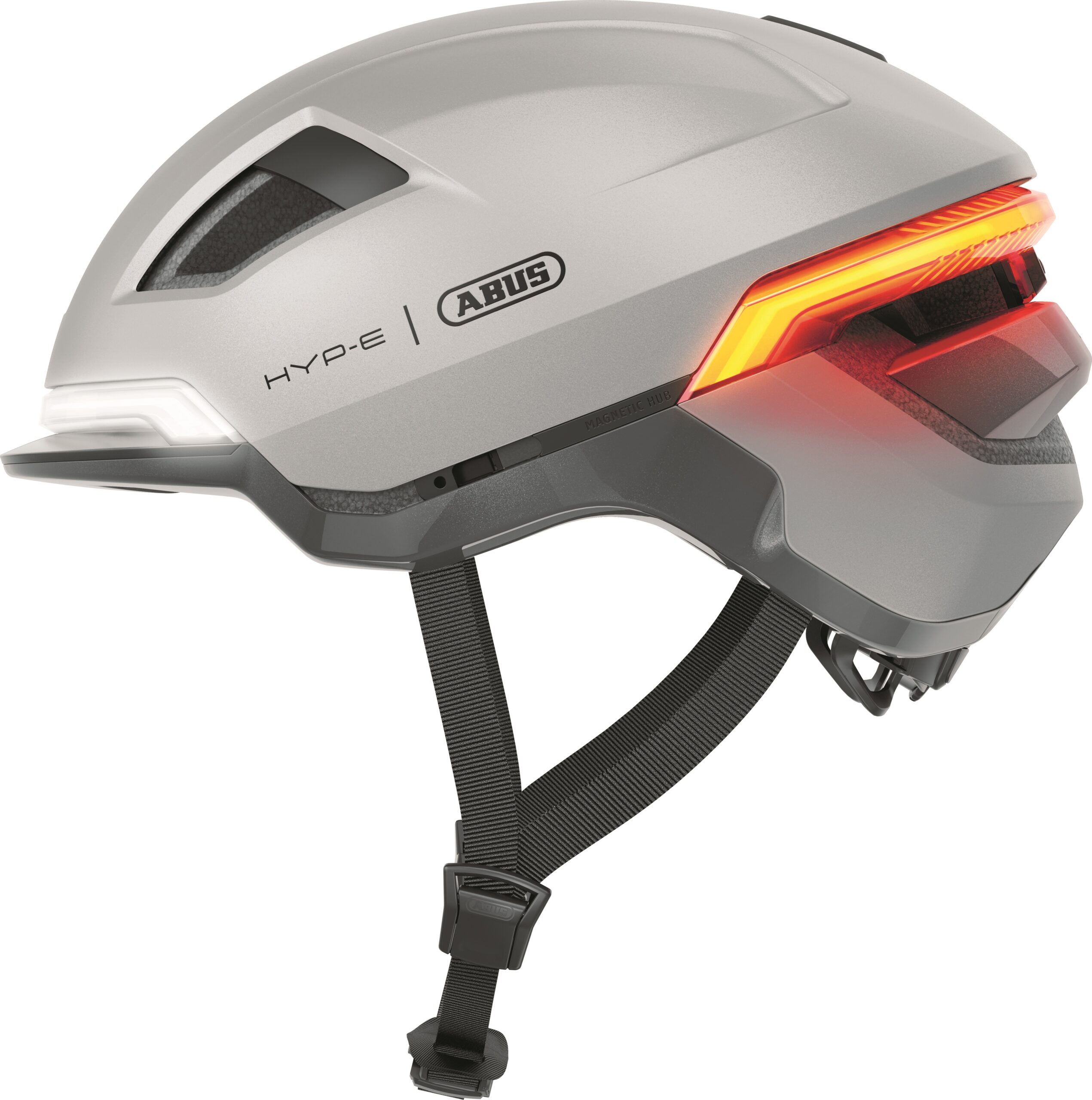 Abus Smart Helmet Hyp-E Gleam Silver L 57-61cm Abus Smart Helmet Hyp-E Gleam Silver L 57-61cm