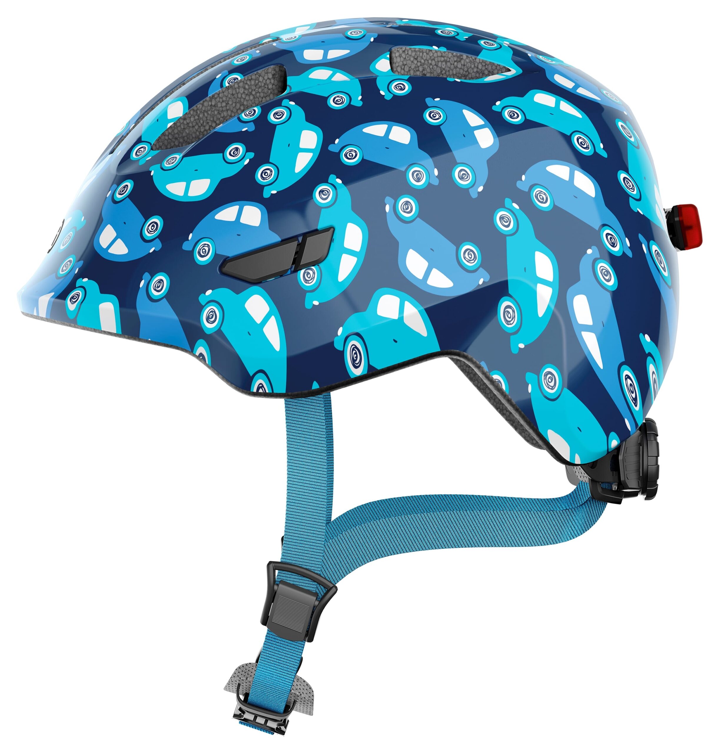 Abus Helmet Smiley 3.0 LED Blue Car S 45-50cm