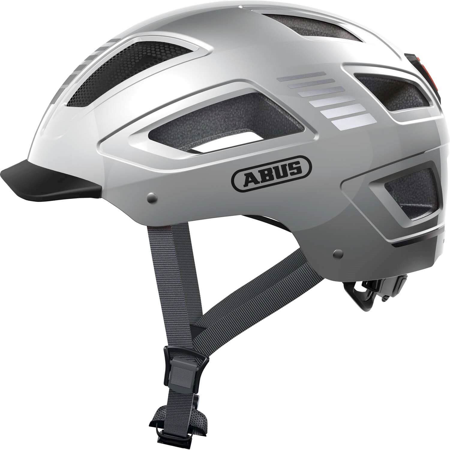 Abus Helmet Hyban 2.0 Signal Silver L 56-61cm