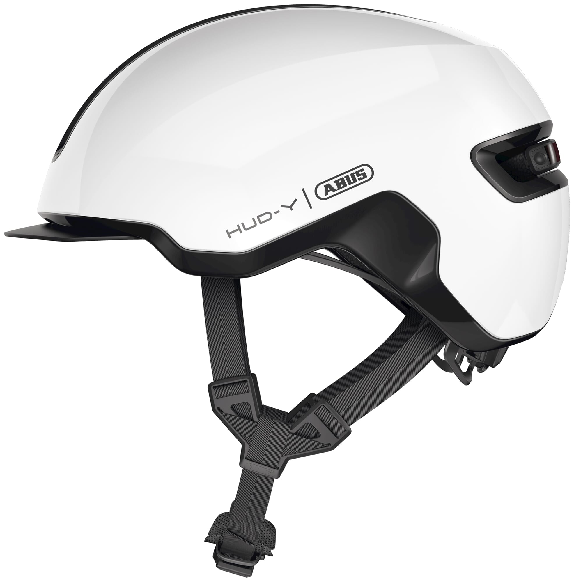 Abus Helmet HUD-Y Shiny White L 57-61cm Abus Helmet HUD-Y Shiny White L 57-61cm