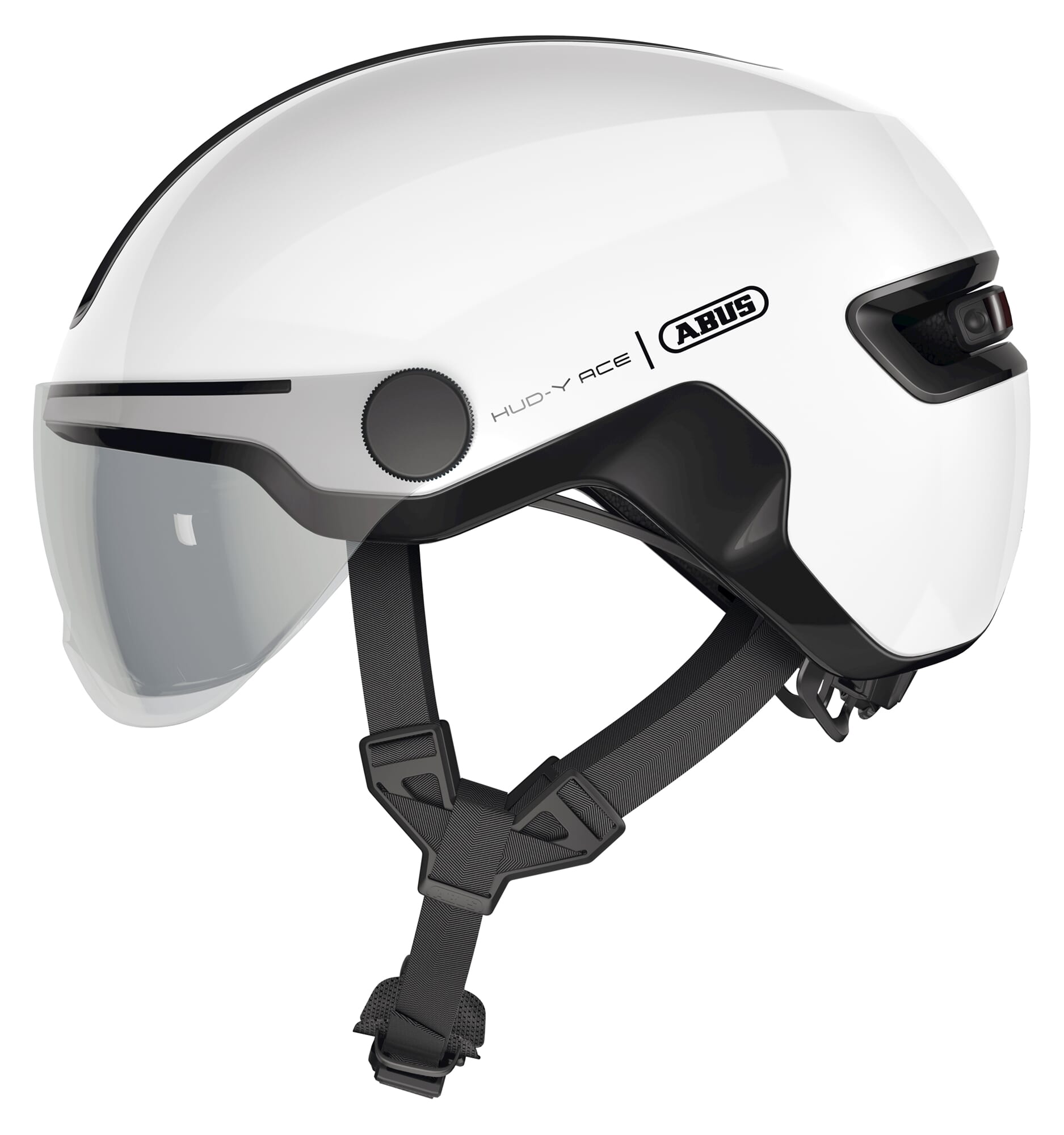 Abus Helmet HUD-Y ACE Shiny White S 51-55cm
