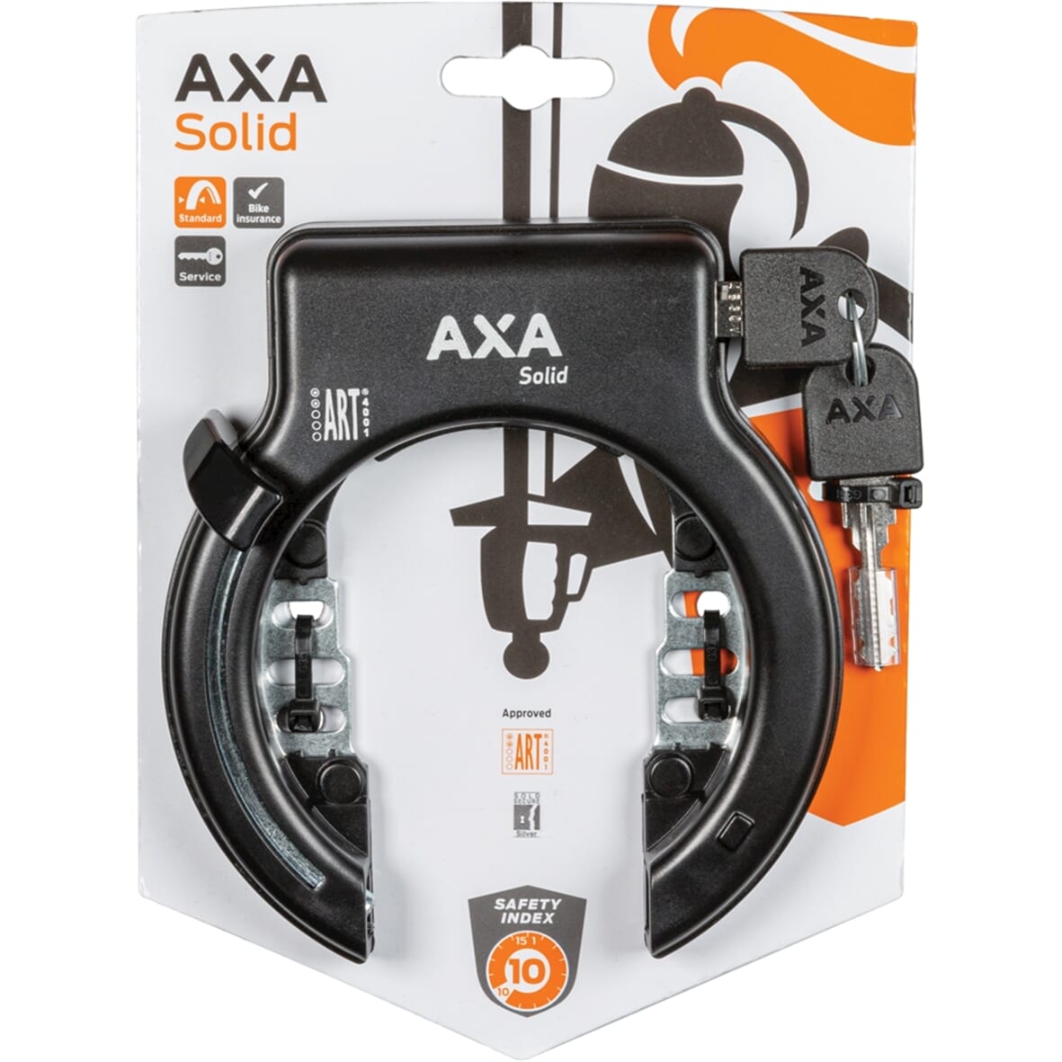 Axa Ring Lock Solid XL Black