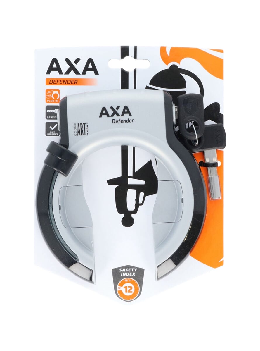 Axa Ring Lock Defender Silver Black