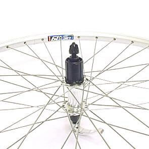 Roland Rear Wheel 28 Dropout Cassette 8/9 Speed ZAC19 Silver Stainless Steel Spokes