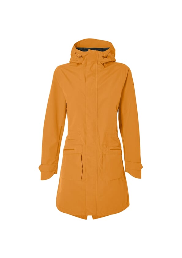 Basil Rain Parka Mosse Women Golden Brown S