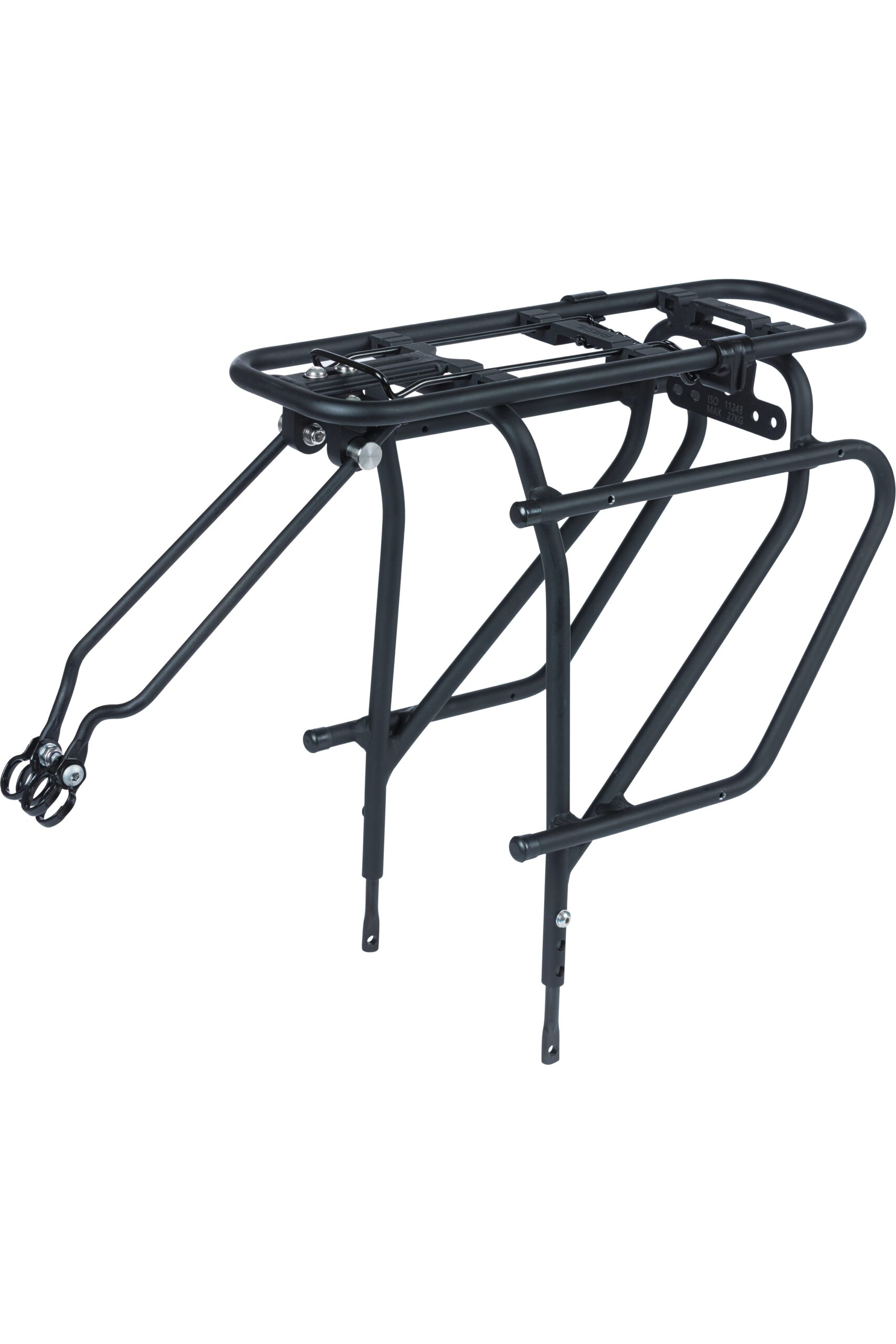 Basil Rear Carrier Universal MIK MIK Studs Matte Black Basil Rear Carrier Universal MIK MIK Studs Matte Black