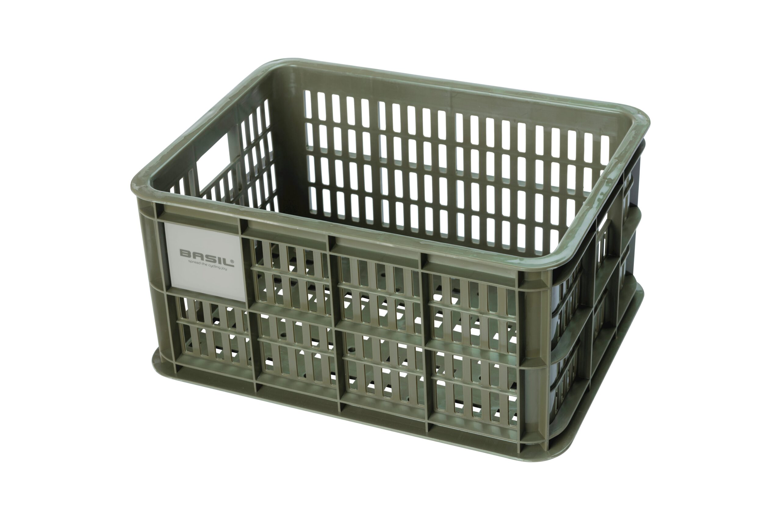 Basil Bike Crate S Moss Green 17.5L Recycled Basil Bike Crate S Moss Green 17.5L Recycled