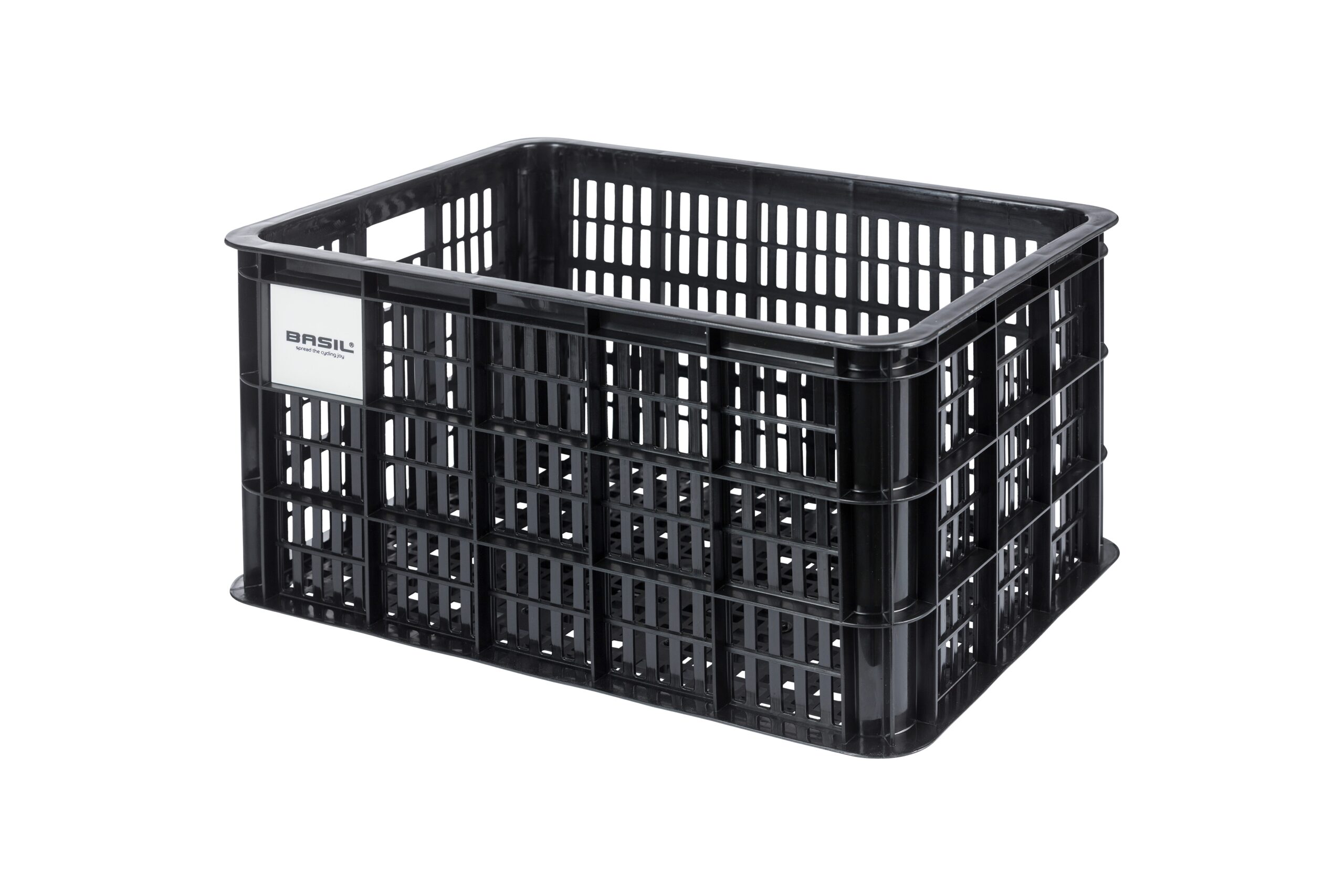 Basil Bike Crate L MIK 40L Recycled Black Basil Bike Crate L MIK 40L Recycled Black