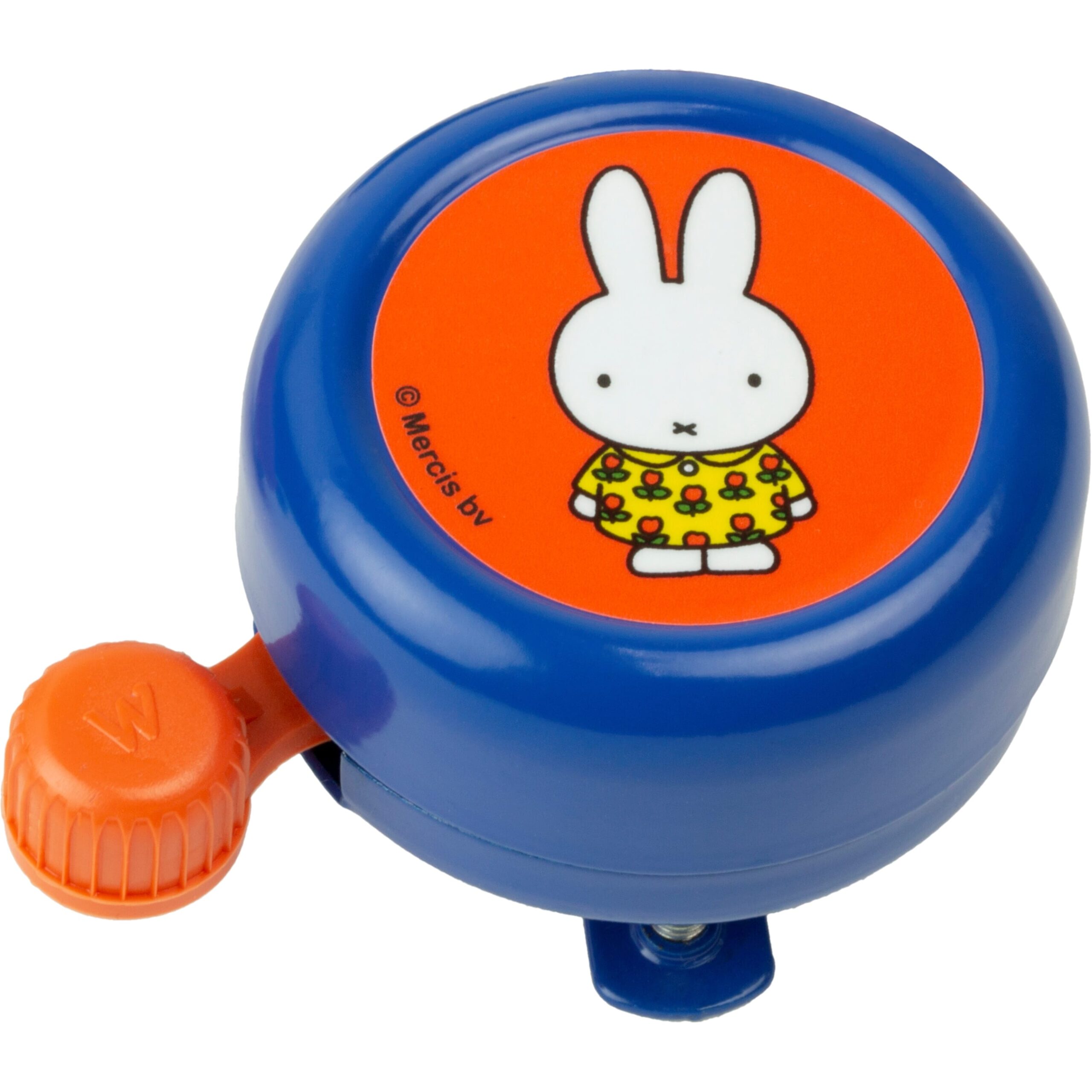 Widek Children's Bell Miffy With Blue Flower Dress On Card