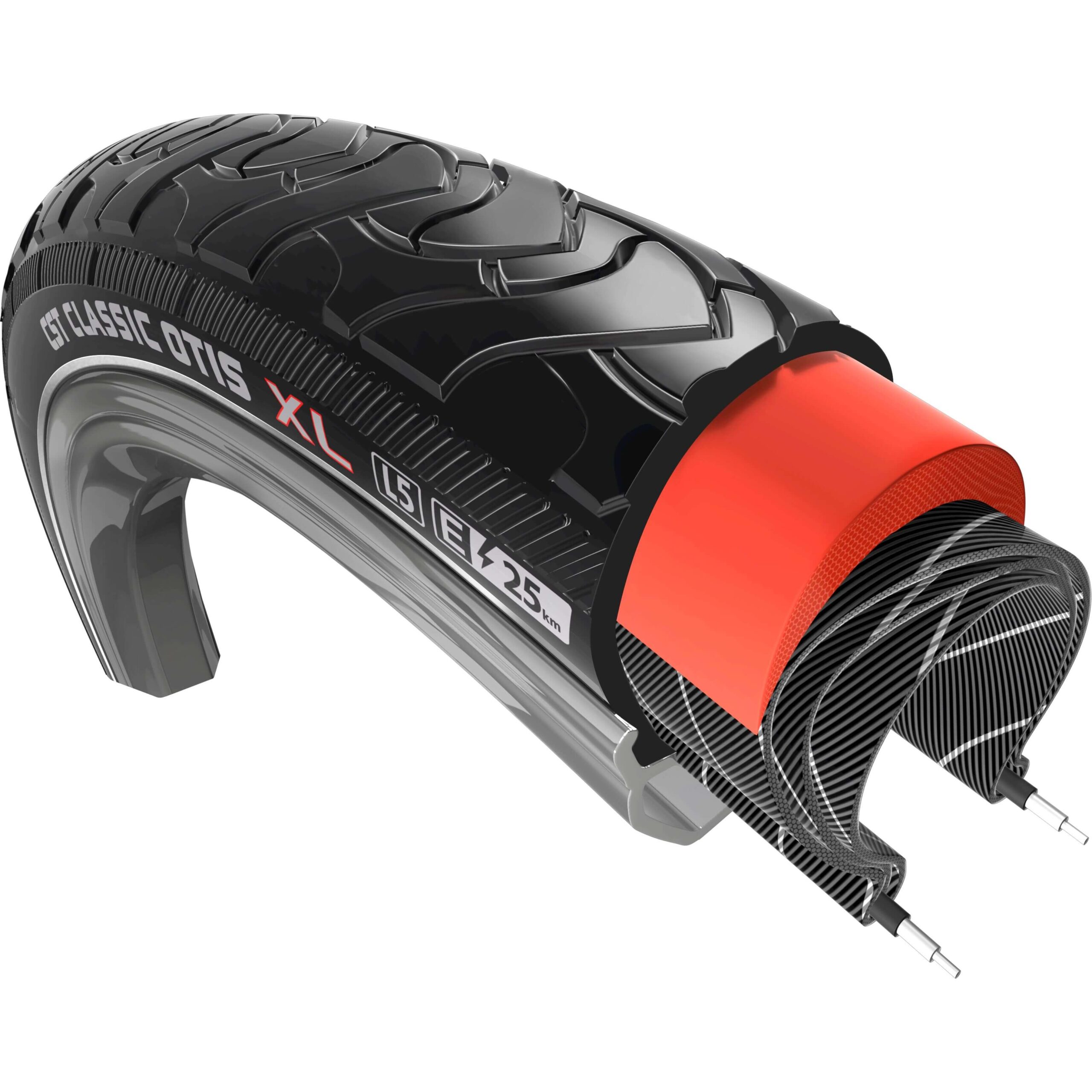 CST Btb Otis 28 x 1 3/8 Black Reflective CST Btb Otis 28 x 1 3/8 Black Reflective