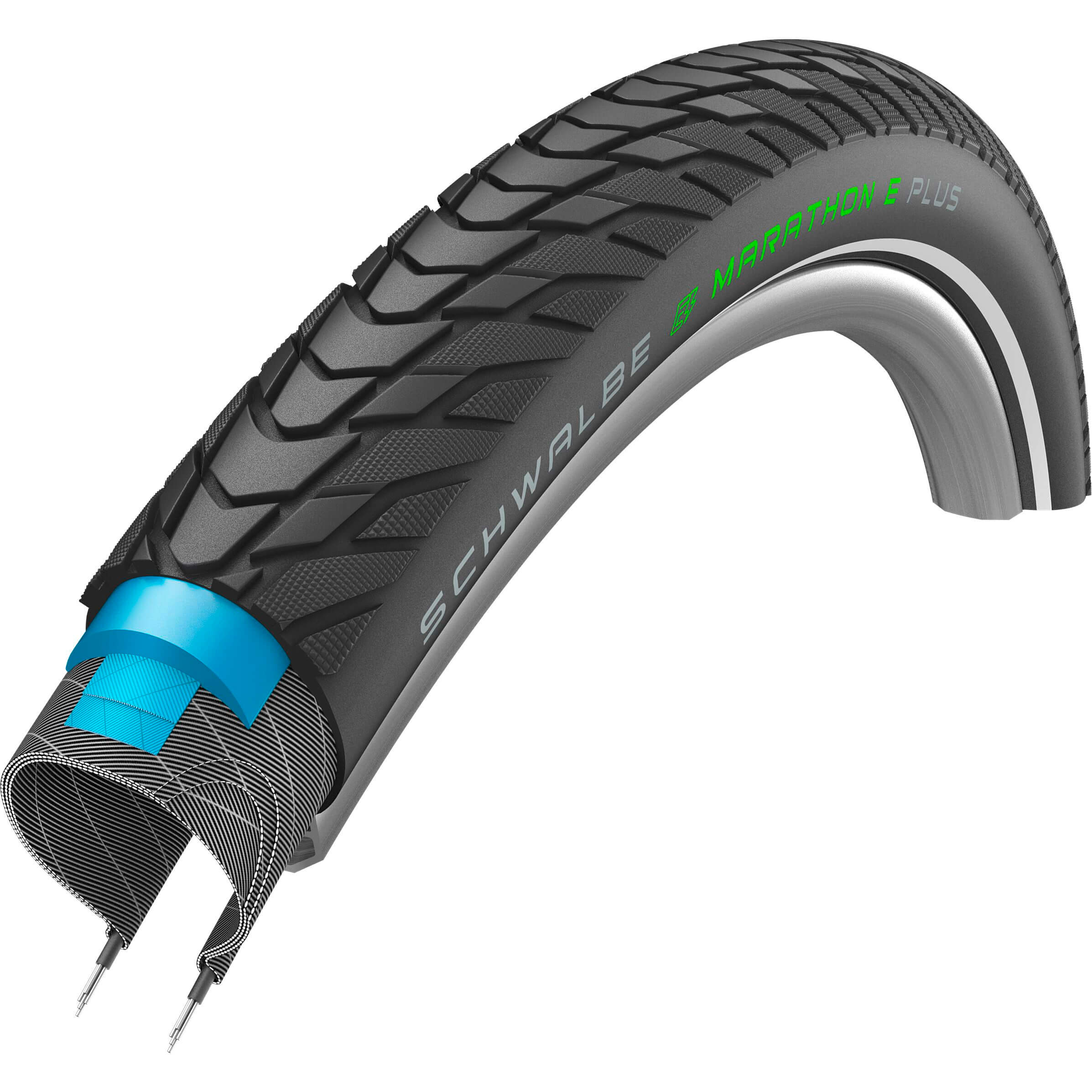 Schwalbe Btb Marathon E-Plus Perf 27.5 x 2.00 Black Reflective Schwalbe Btb Marathon E-Plus Perf 27.5 x 2.00 Black Reflective