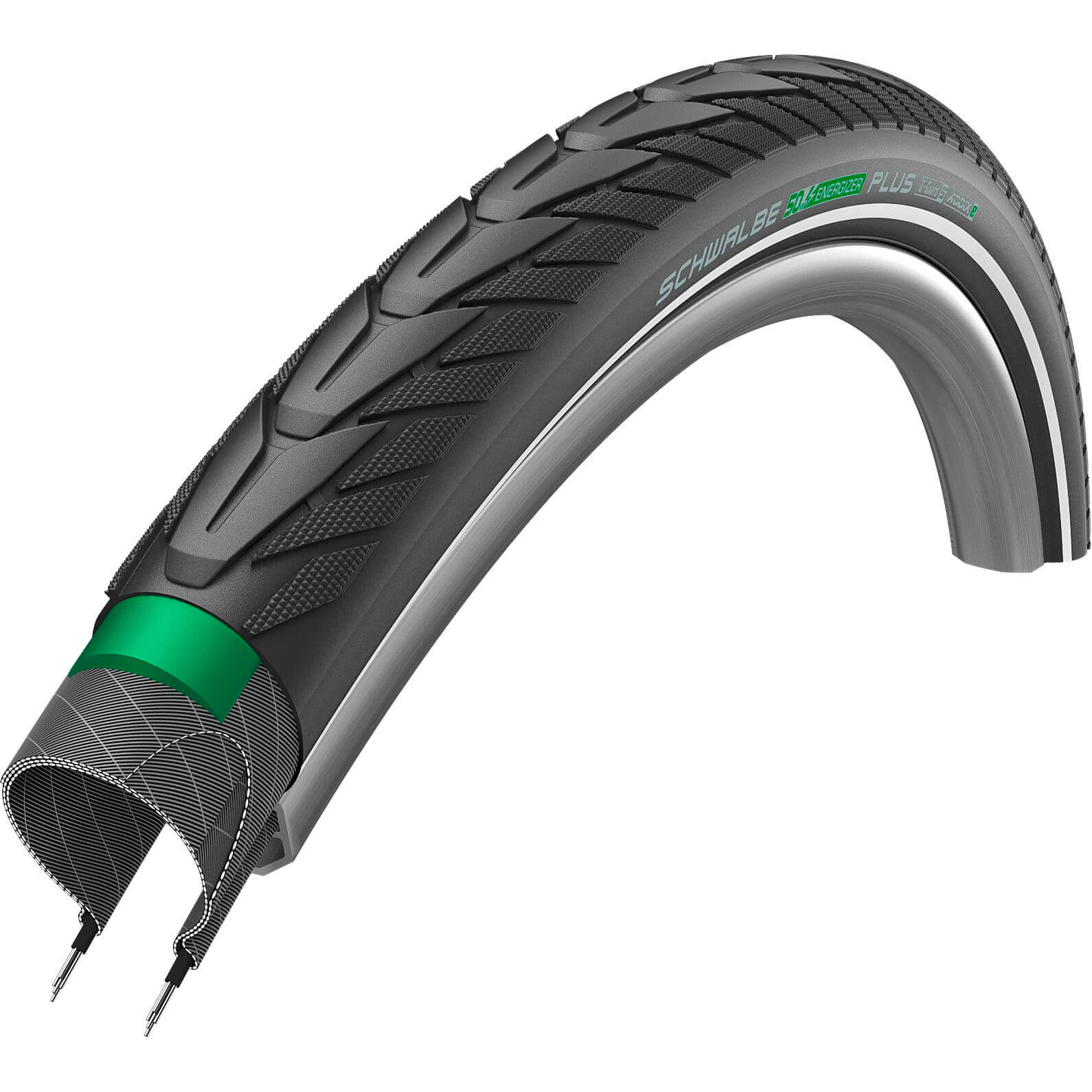Schwalbe Btb Energizer Plus 28 x 2.00 Black Reflective Schwalbe Btb Energizer Plus 28 x 2.00 Black Reflective