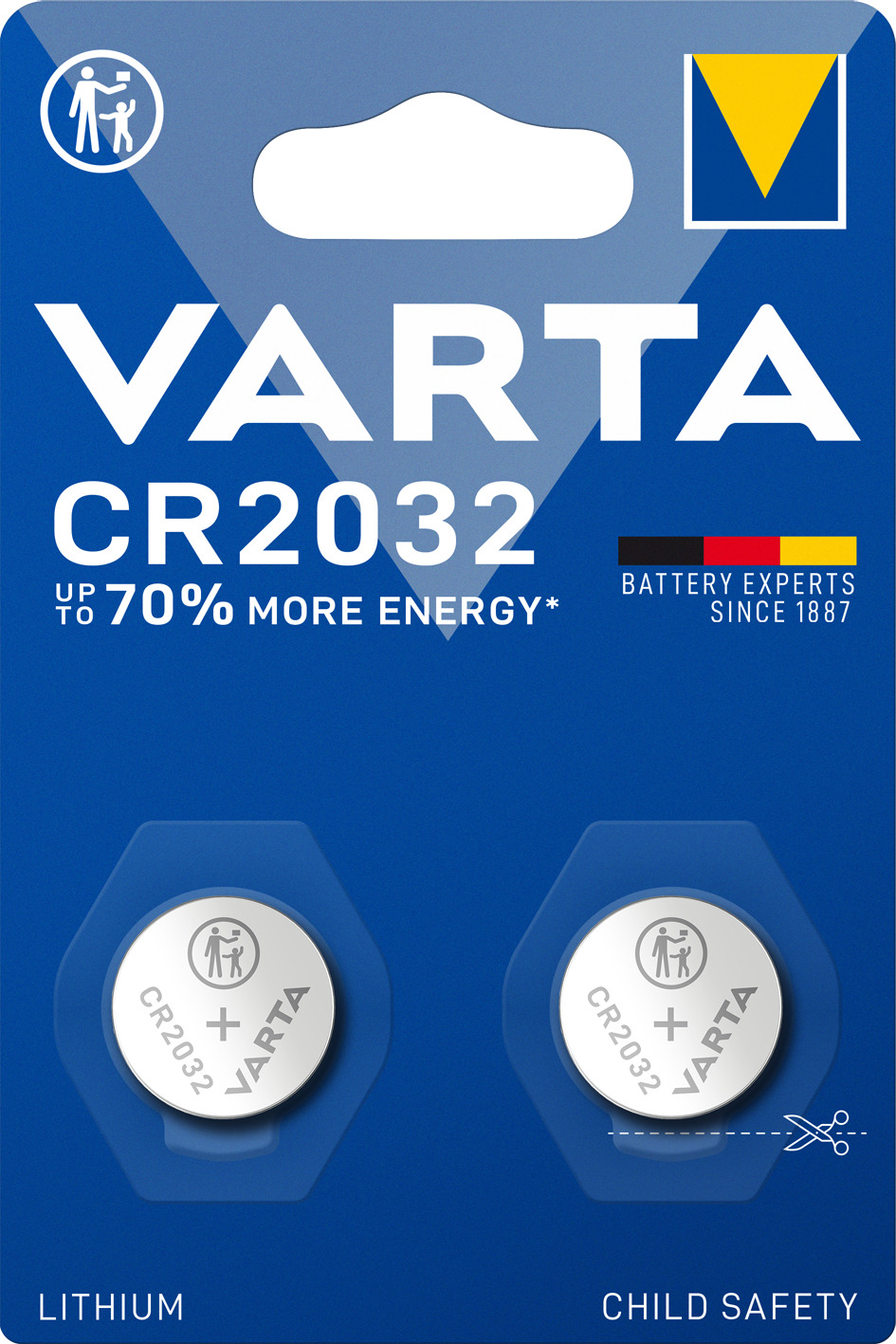 Varta Battery CR2032 Lithium 3V (2) Varta Battery CR2032 Lithium 3V (2)