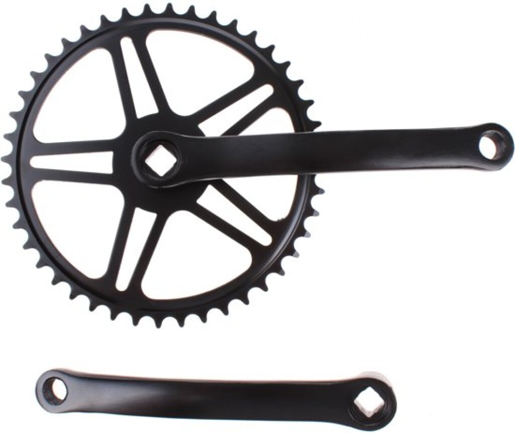 Vinty Crankset 44t Spieloos Black