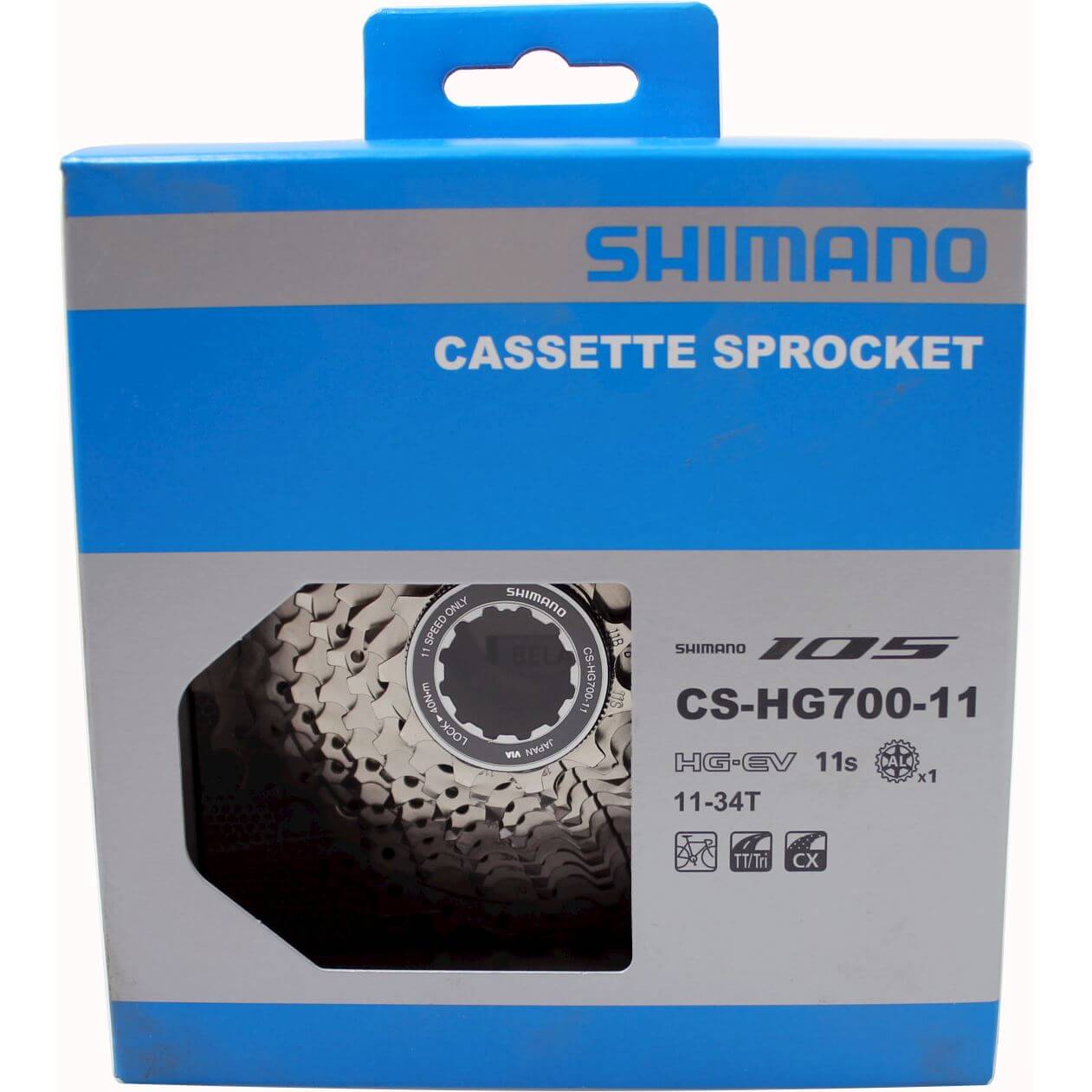 Shimano Cassette 11v 11/34 Hg7000 Shimano Cassette 11v 11/34 Hg7000
