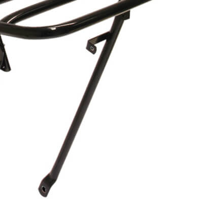 Steco Front Carrier Leg With Lamp Hook Black
