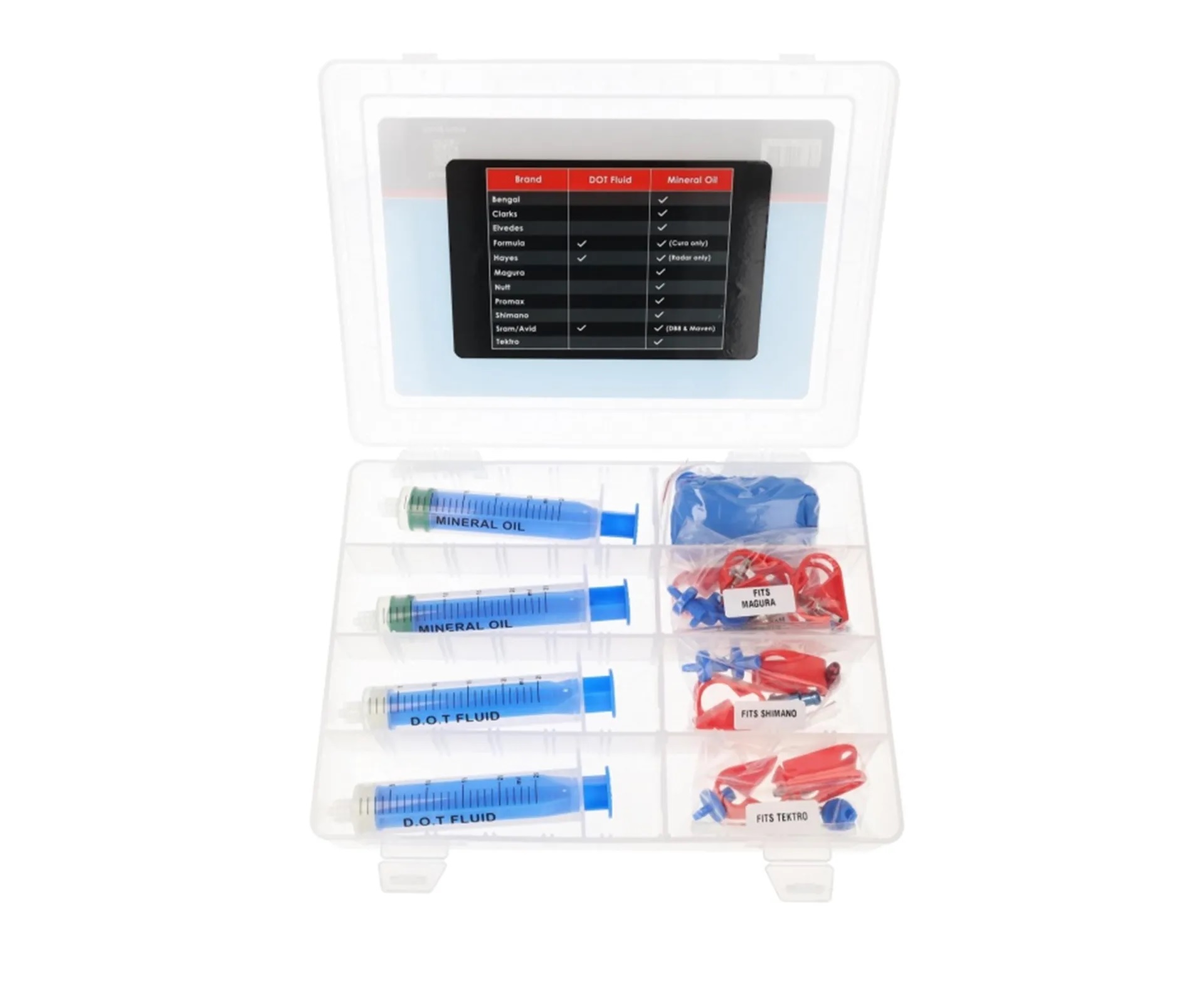 Elvedes Basic Bleeding Kit For Mineral And DOT