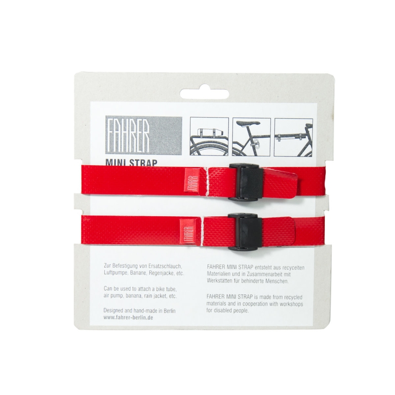 FAHRER Cargo Mini Strap M 35x2cm Red (2 Pieces)