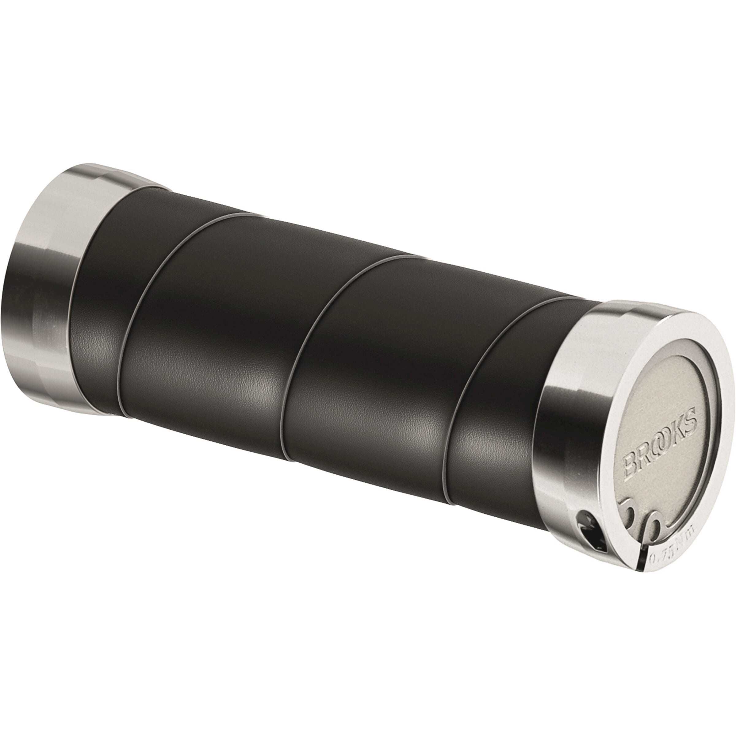 Brooks Handles Slender Leather Grips 100mm Black Brooks Handles Slender Leather Grips 100mm Black