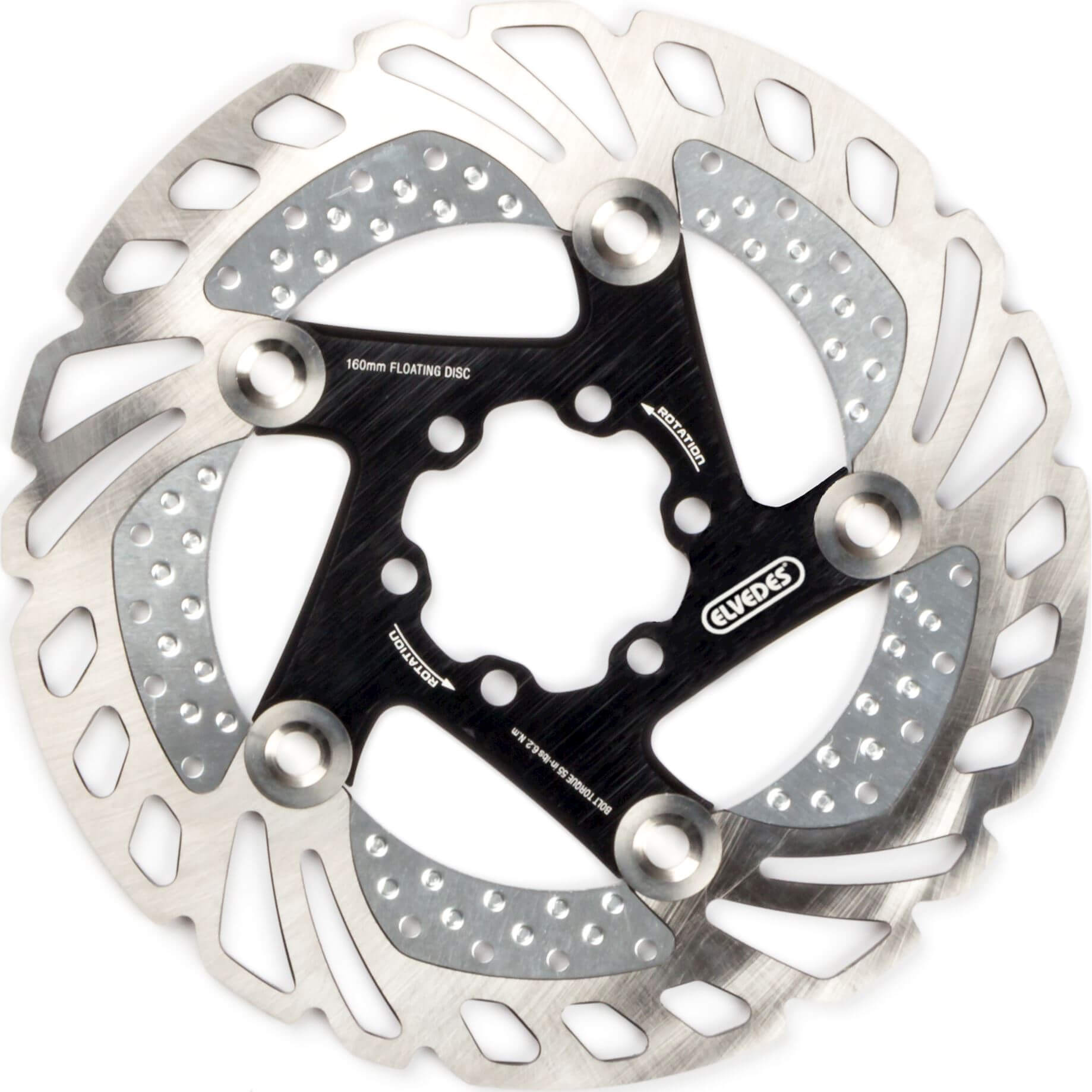 Elvedes Brake Disc 160mm CRX Six Hole 1.8mm