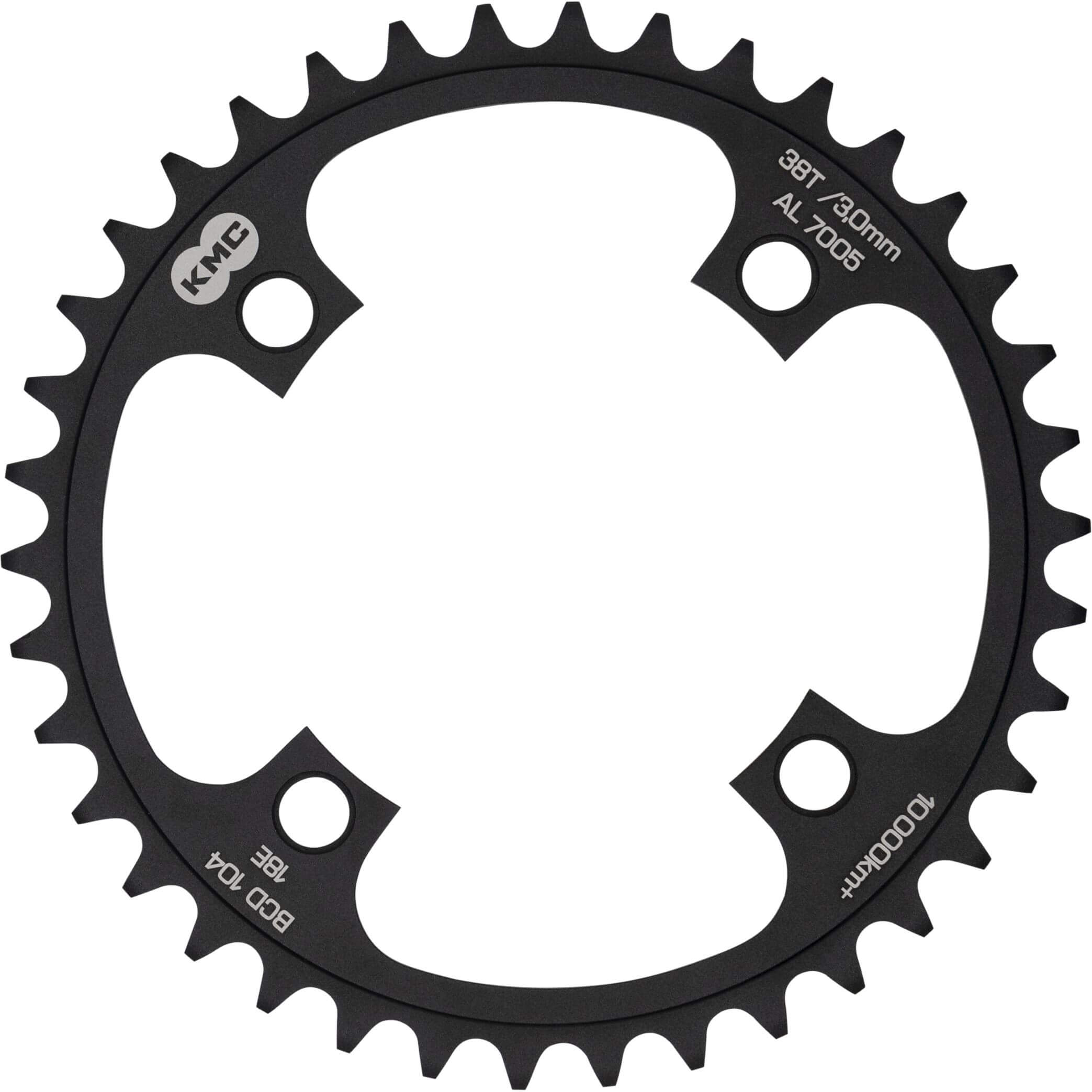 KMC Chainring 38T 1/8 BCD 104 KMC Chainring 38T 1/8 BCD 104