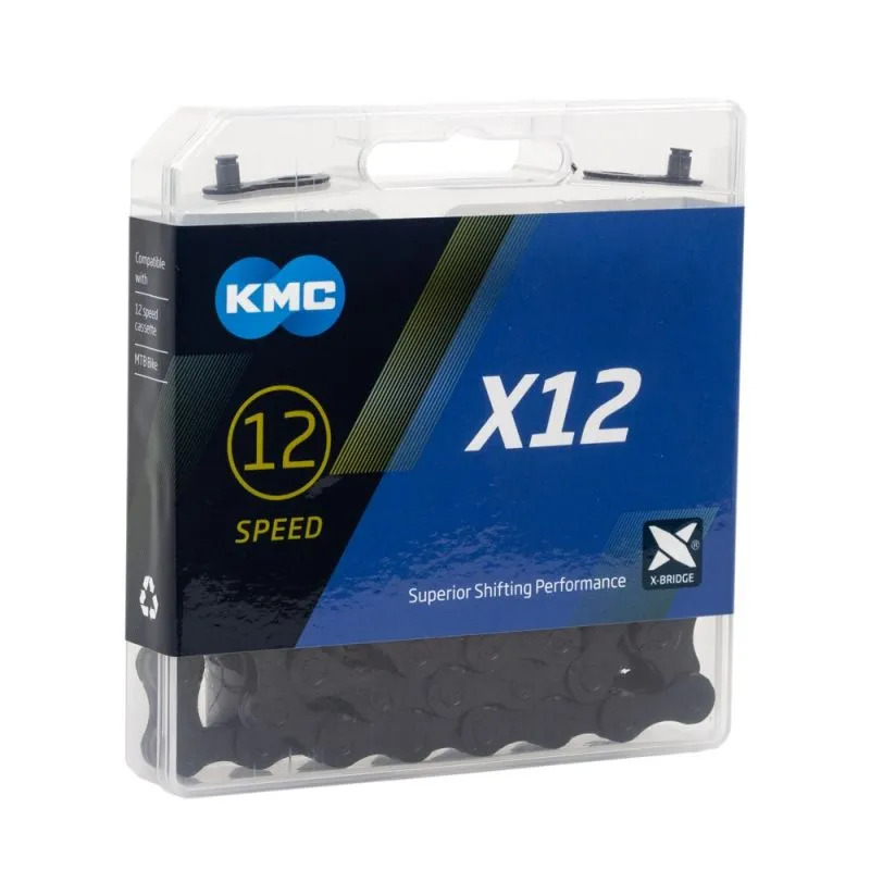 KMC Chain X12 Black Tech 126 Links KMC Chain X12 Black Tech 126 Links