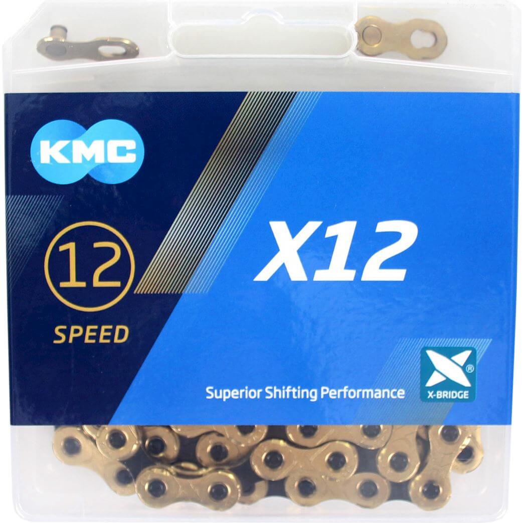 KMC Chain X12 Gold/Black 126s KMC Chain X12 Gold/Black 126s