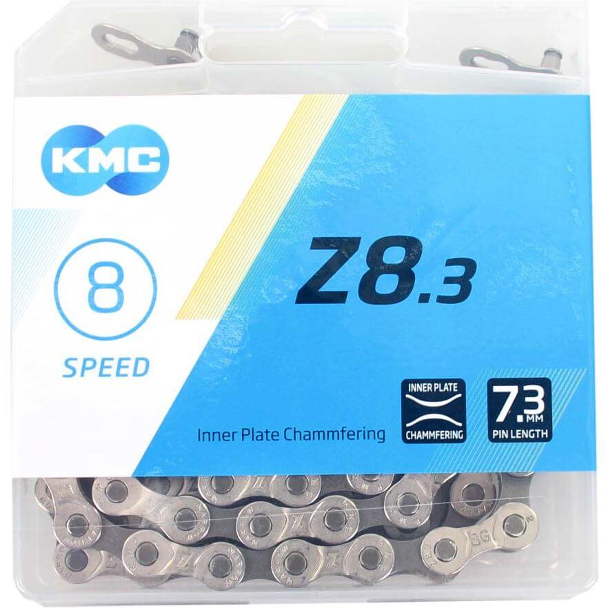 KMC Chain Z8 Silver/Grey 114 Links KMC Chain Z8 Silver/Grey 114 Links