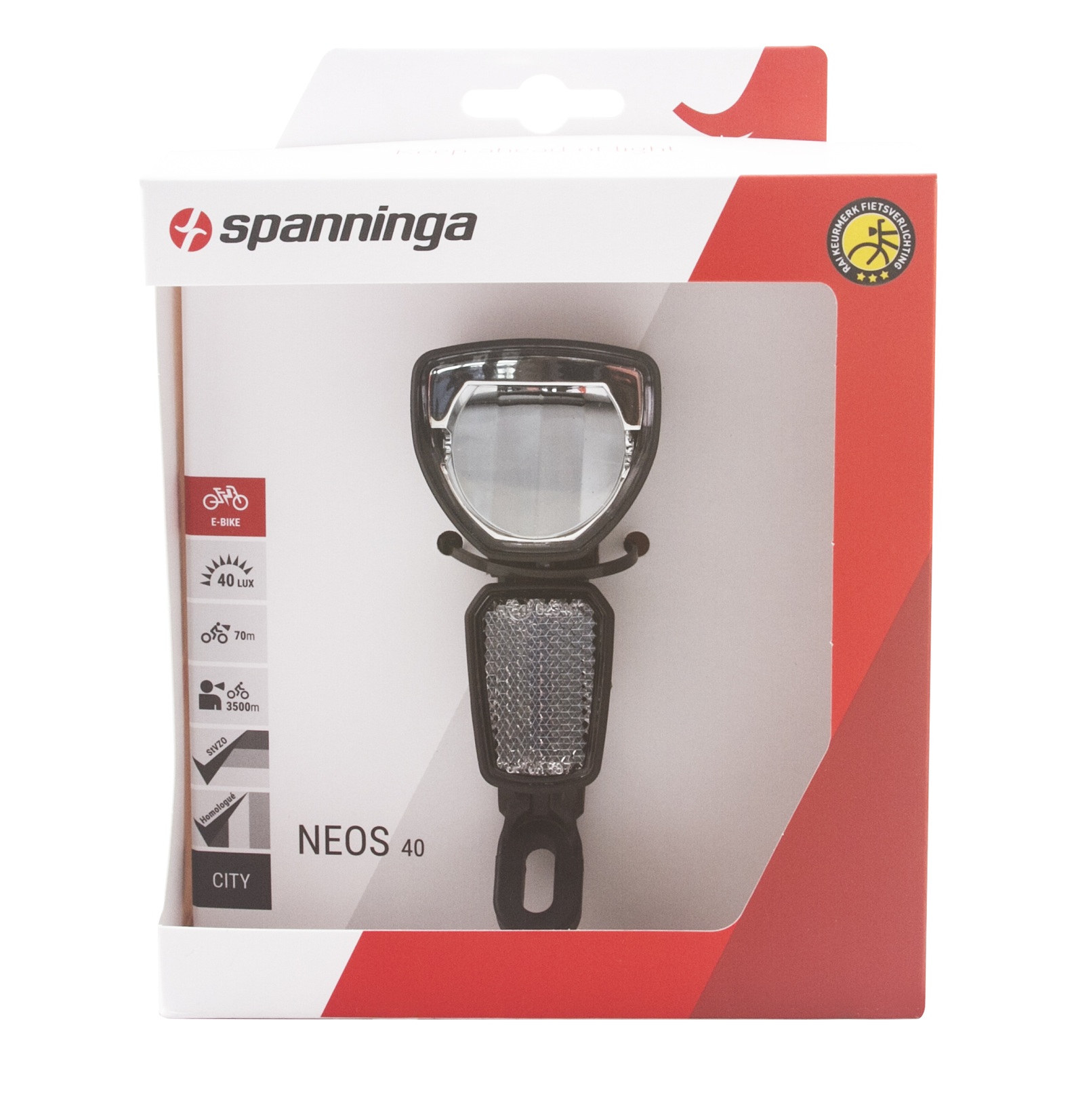 Spanninga Headlight Neos 65 XE 6-12 V E-Bike