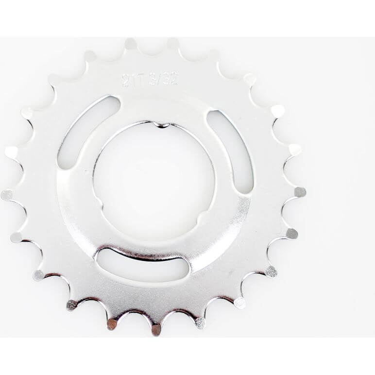 Sprocket 21T Hub 3/32 Chrome