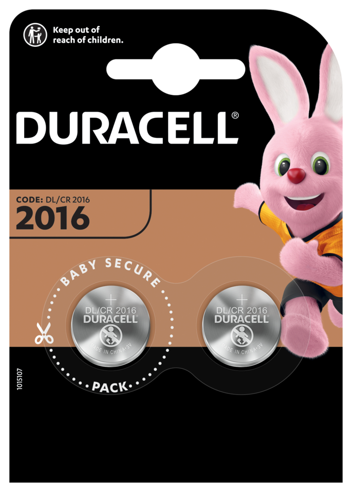 Duracell Battery CR2016 3V Card (2) Duracell Battery CR2016 3V Card (2)