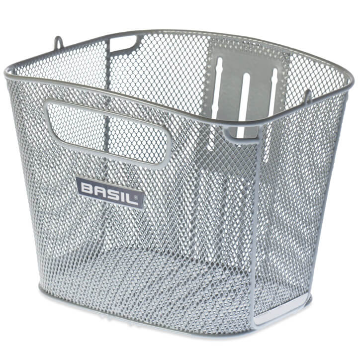 Basil Mand Bold Front FM 26L Silver 34x28x27cm Basil Mand Bold Front FM 26L Silver 34x28x27cm