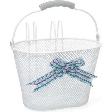 New Looxs Bike Basket Asti Arabella 8L White 26x17x17.5cm New Looxs Bike Basket Asti Arabella 8L White 26x17x17.5cm